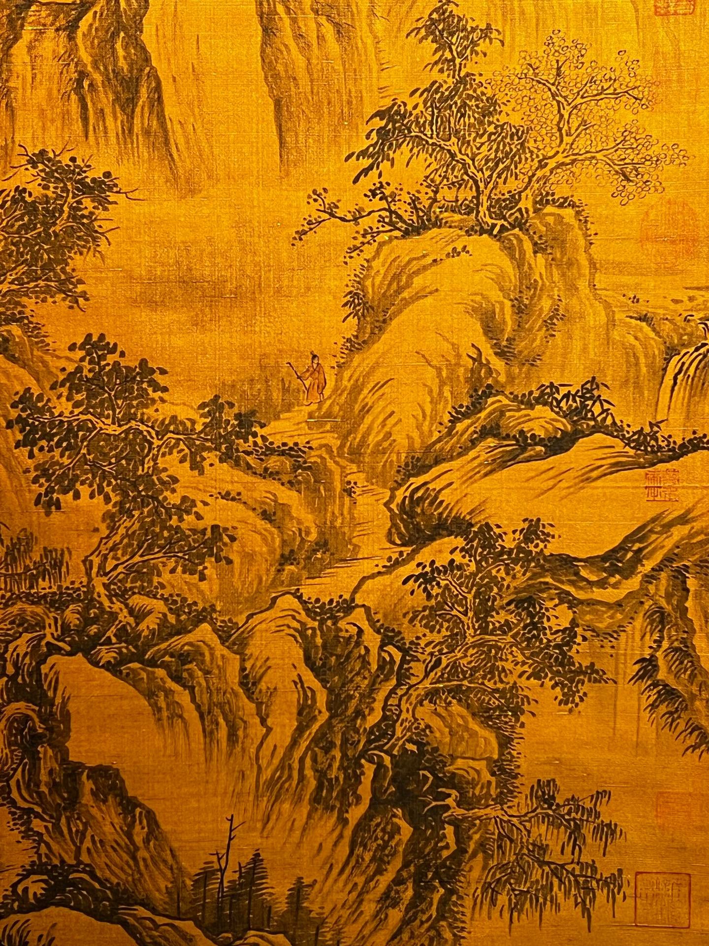Chinese scroll painting Huainan King Liu