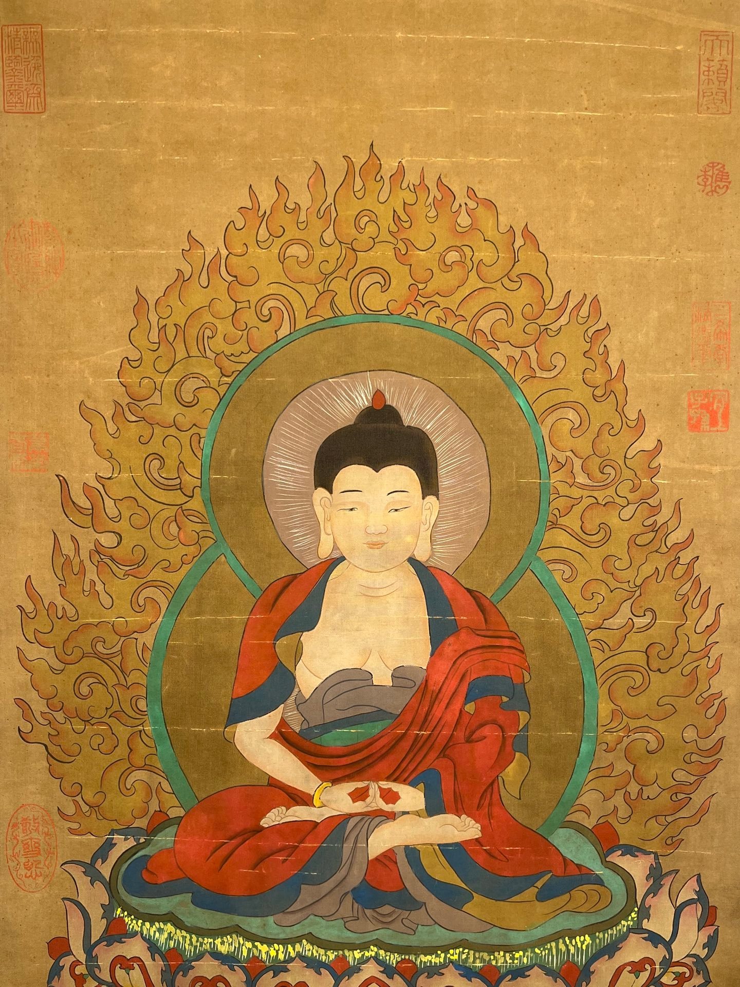 Chinese scroll painting Wu Daozi