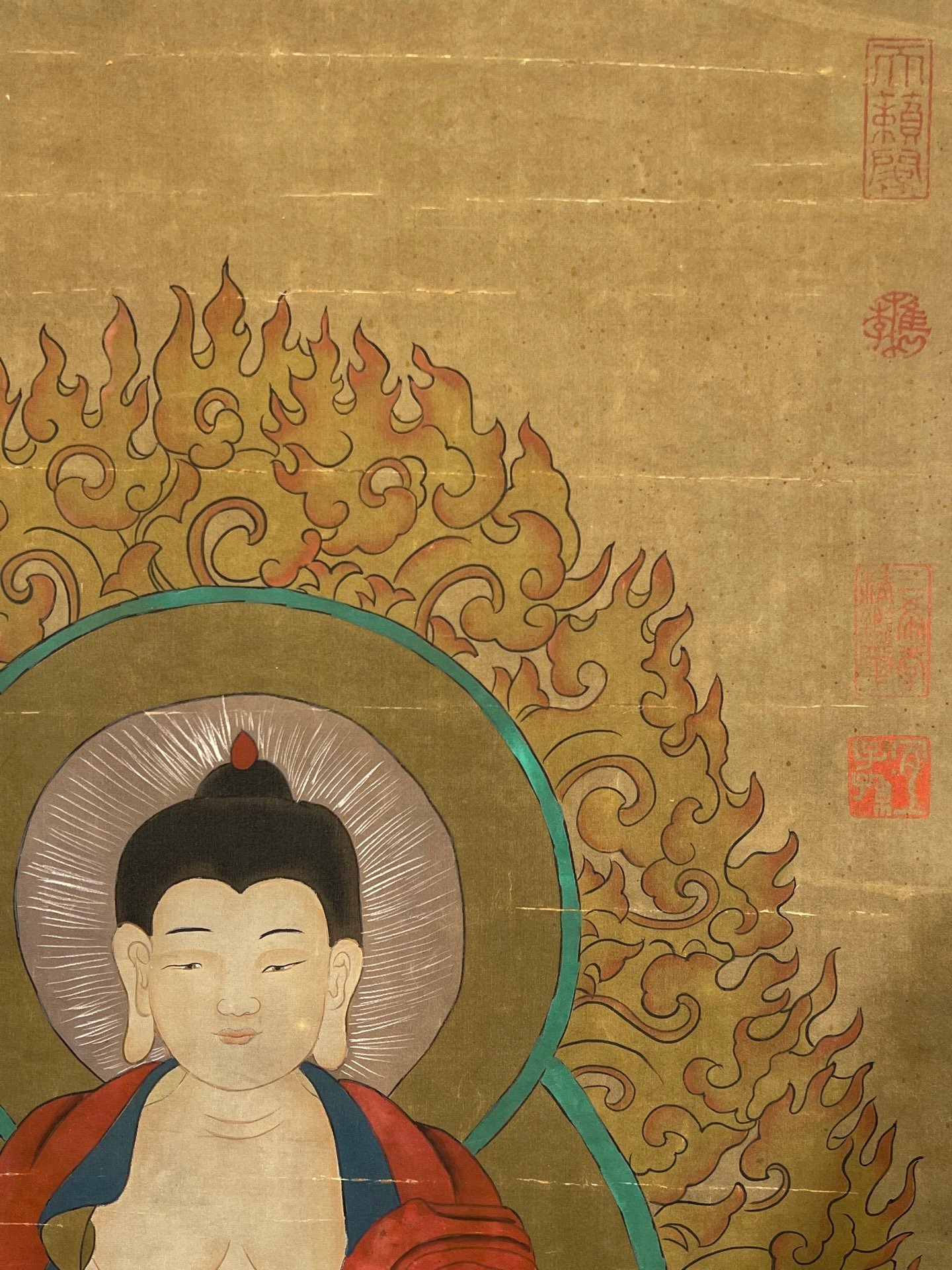 Chinese scroll painting Wu Daozi