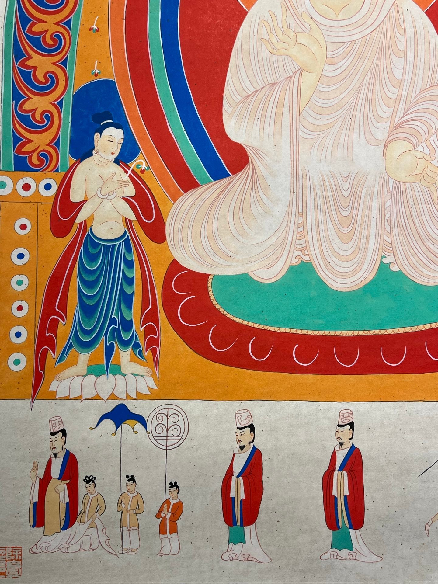 Chinese scroll painting Zhang Daqian