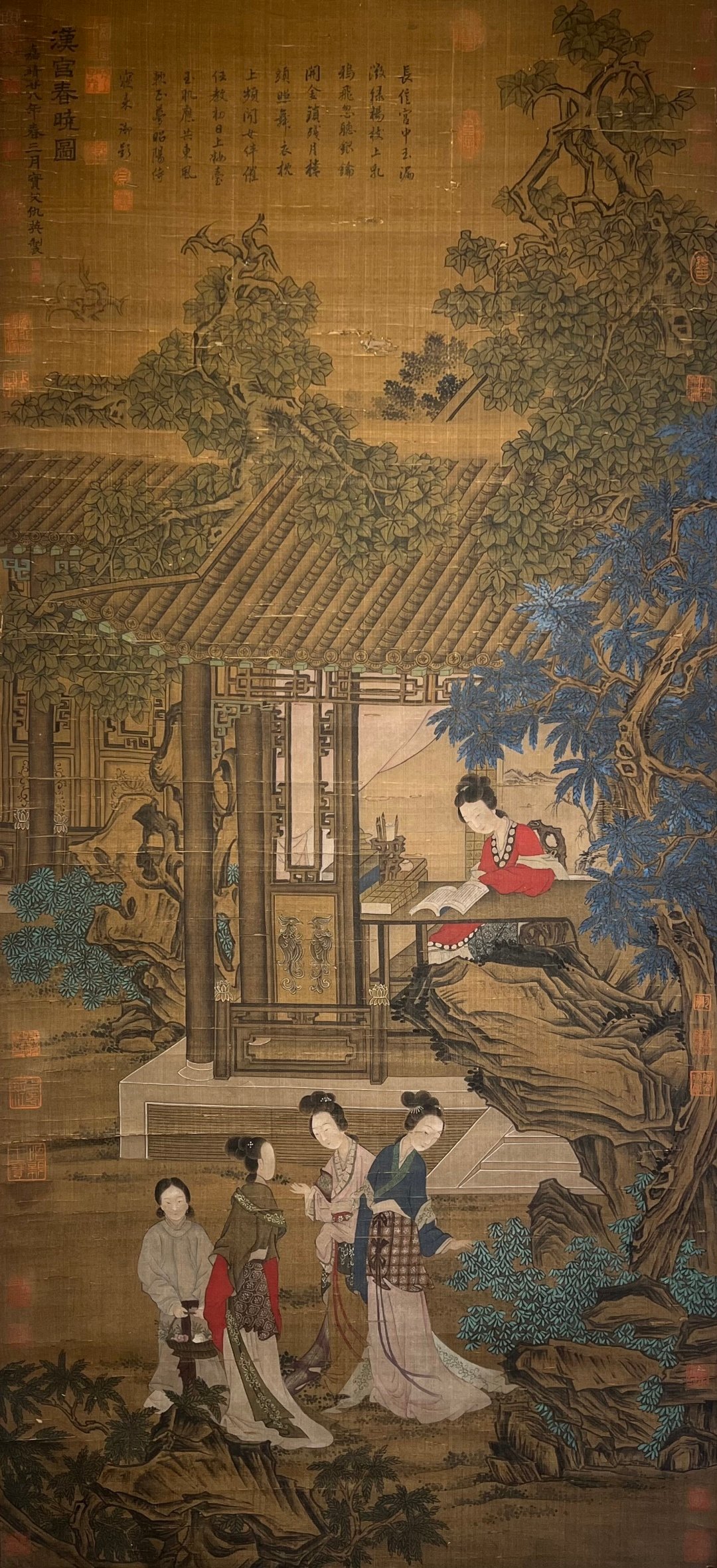 Chinese scroll painting Qiu Ying