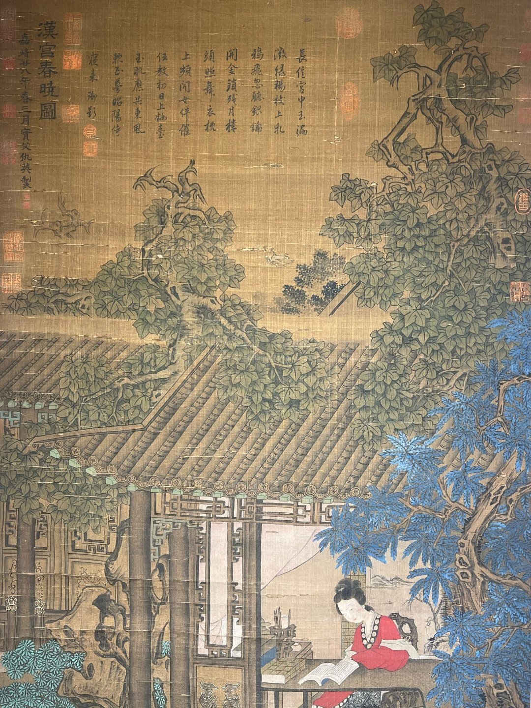 Chinese scroll painting Qiu Ying