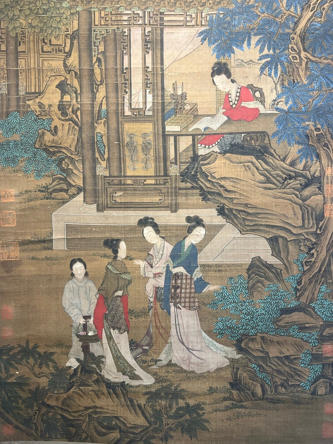 Chinese scroll painting Qiu Ying