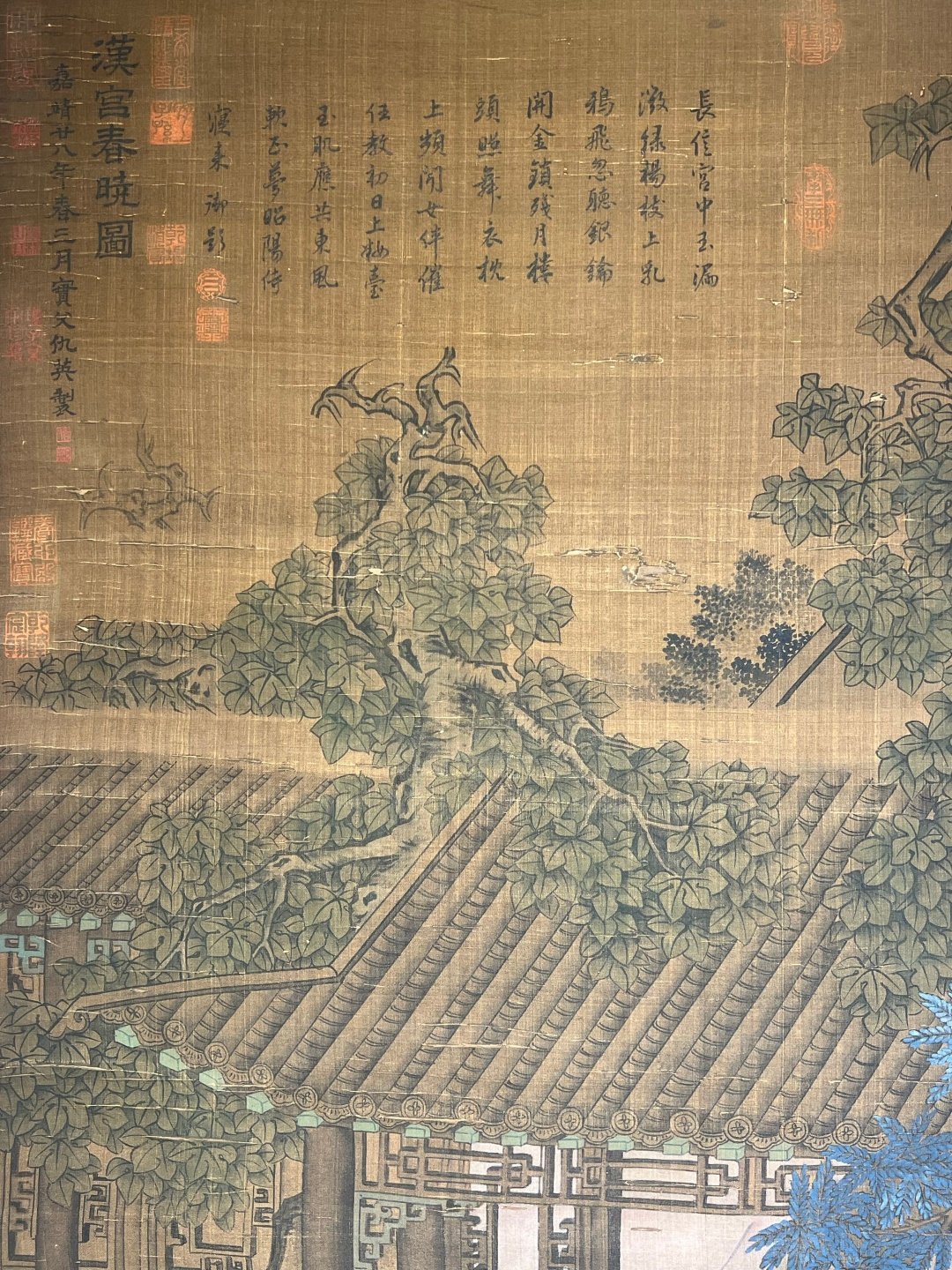 Chinese scroll painting Qiu Ying