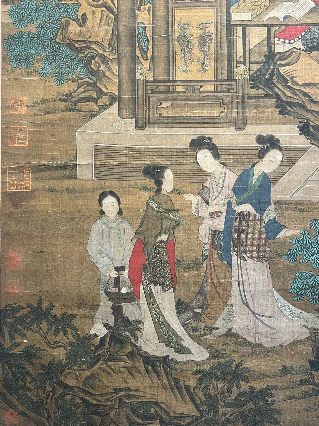 Chinese scroll painting Qiu Ying