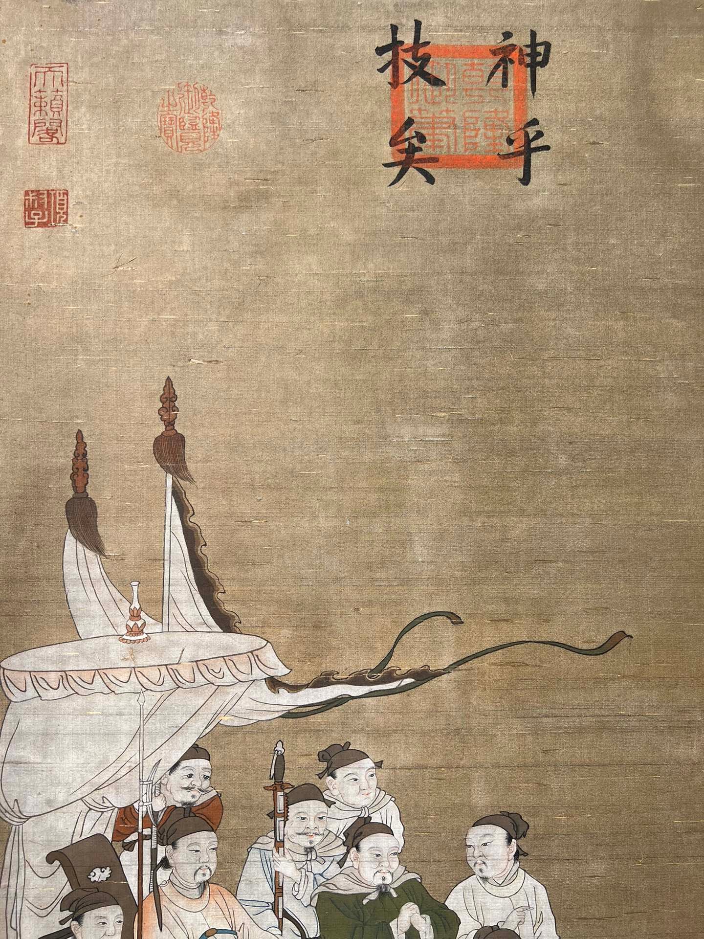 Chinese scroll painting Liu Songnian