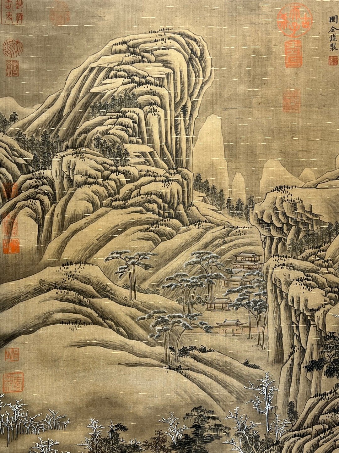 Chinese scroll painting Guan Tong