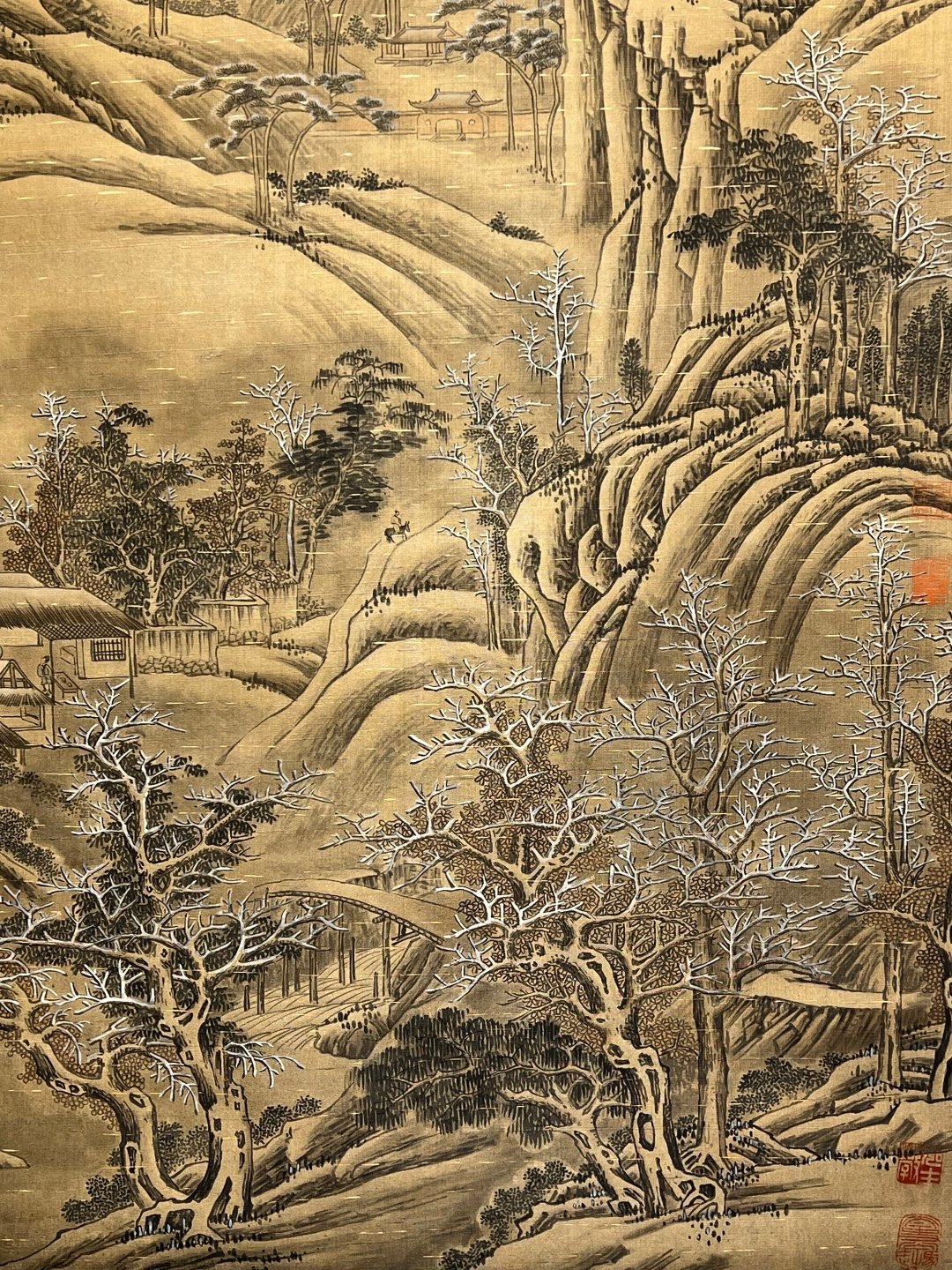 Chinese scroll painting Guan Tong