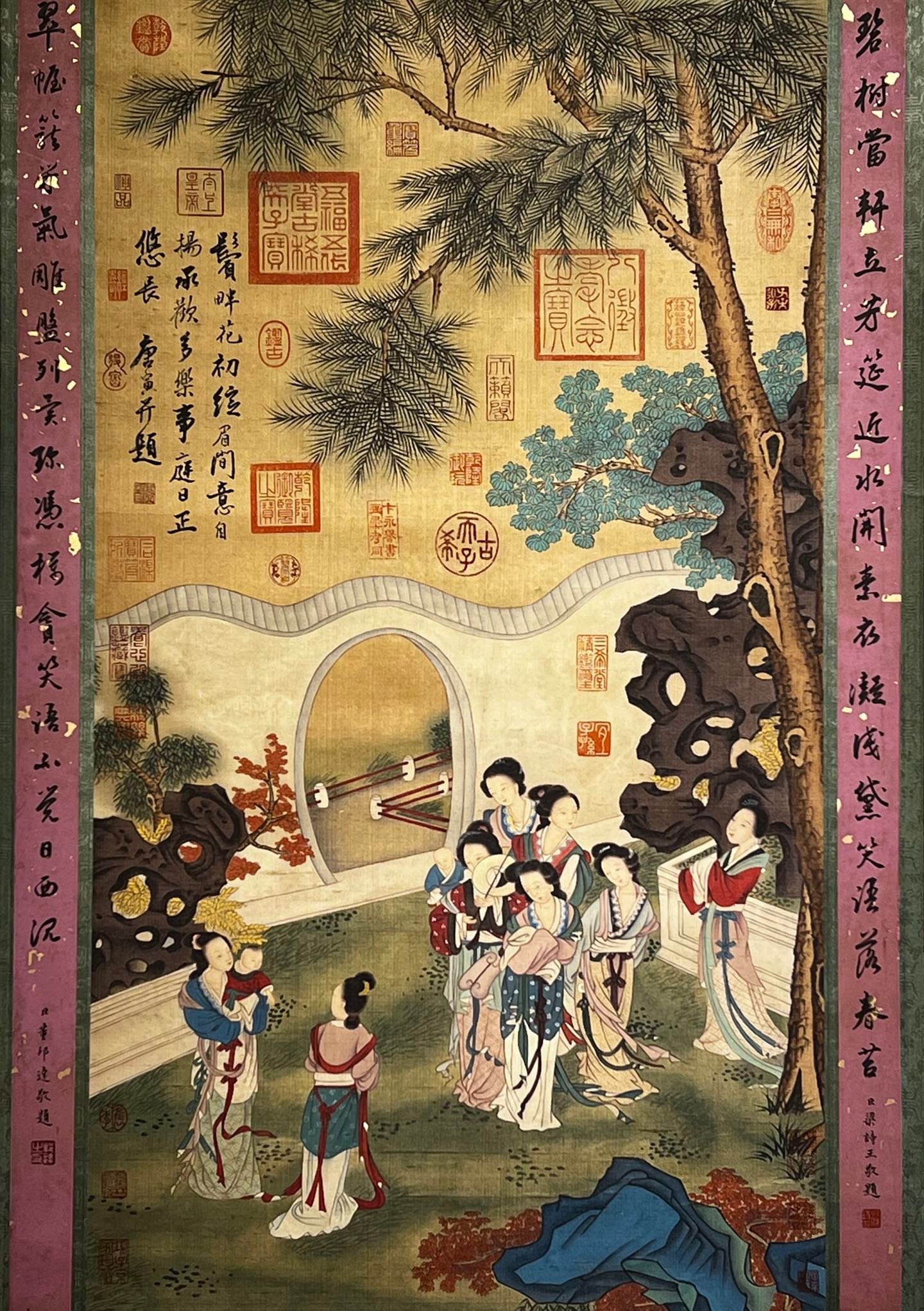 Chinese scroll painting Tang Yin