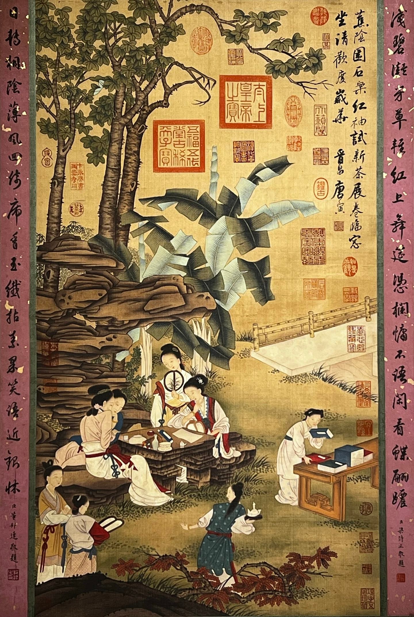 Chinese scroll painting Tang Yin