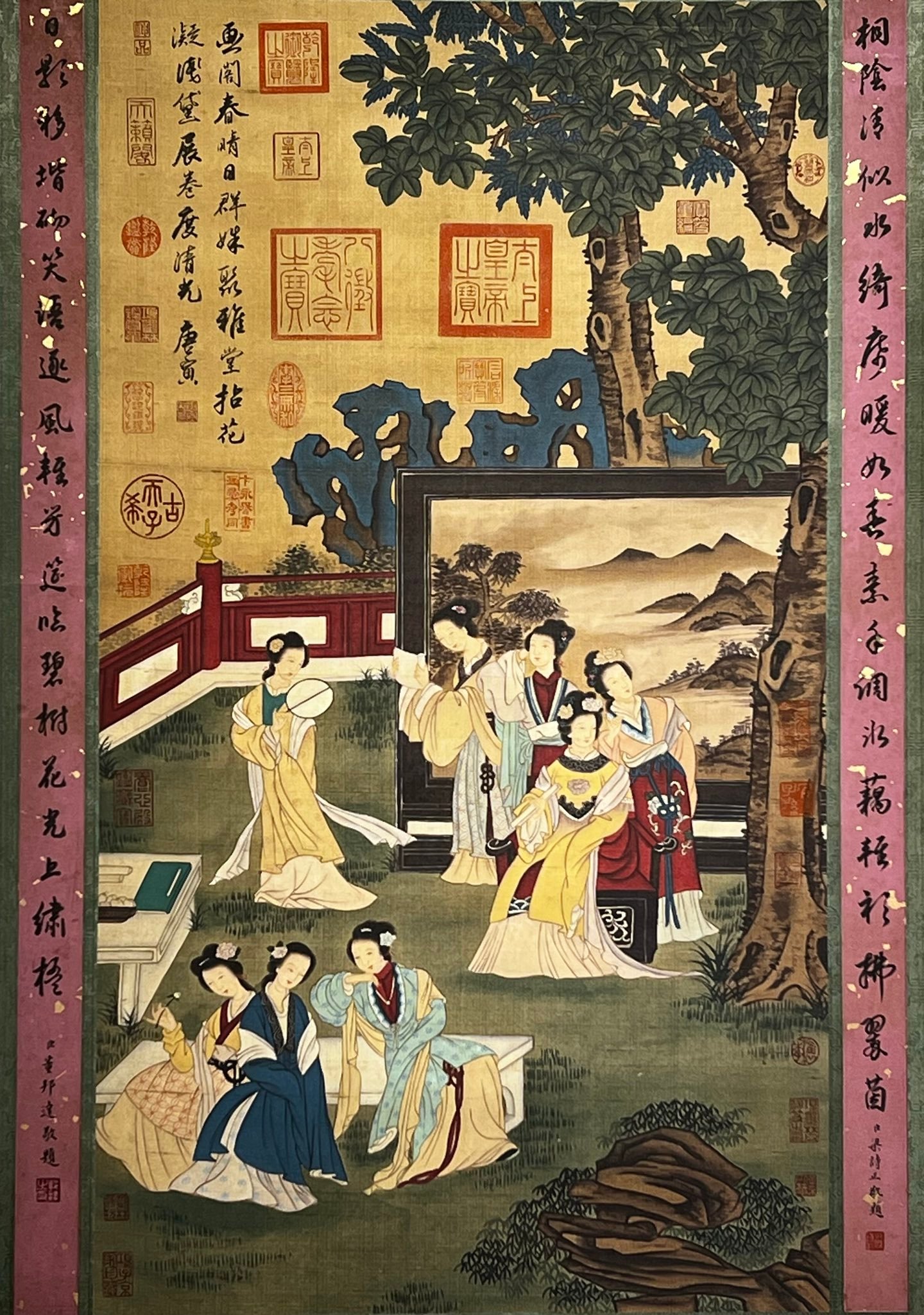 Chinese scroll painting Tang Yin
