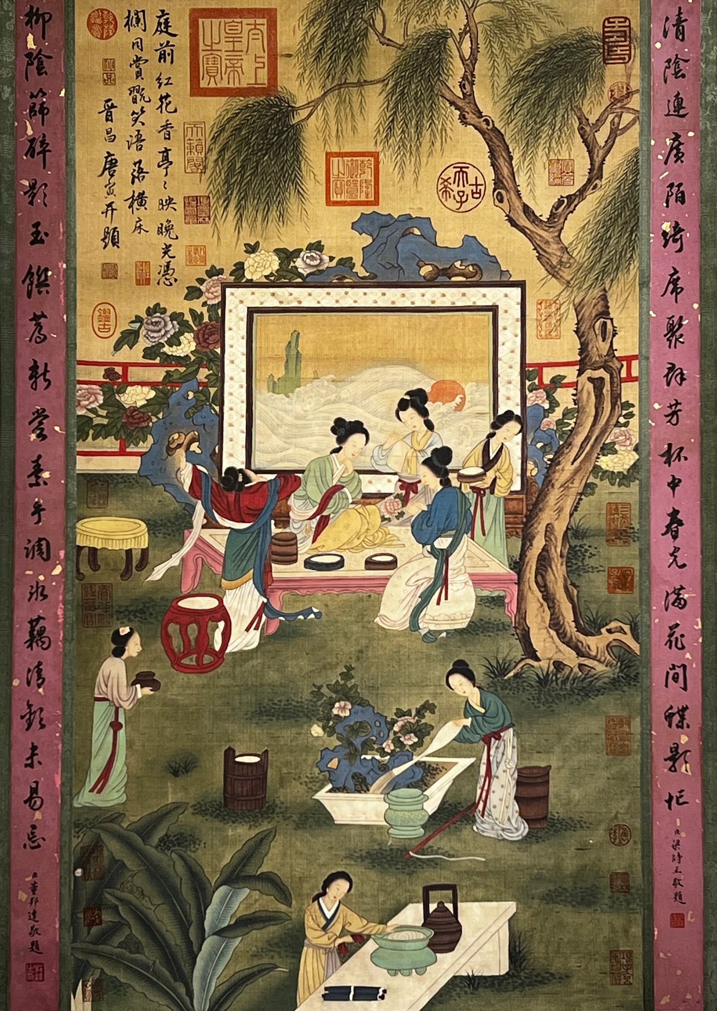 Chinese scroll painting Tang Yin