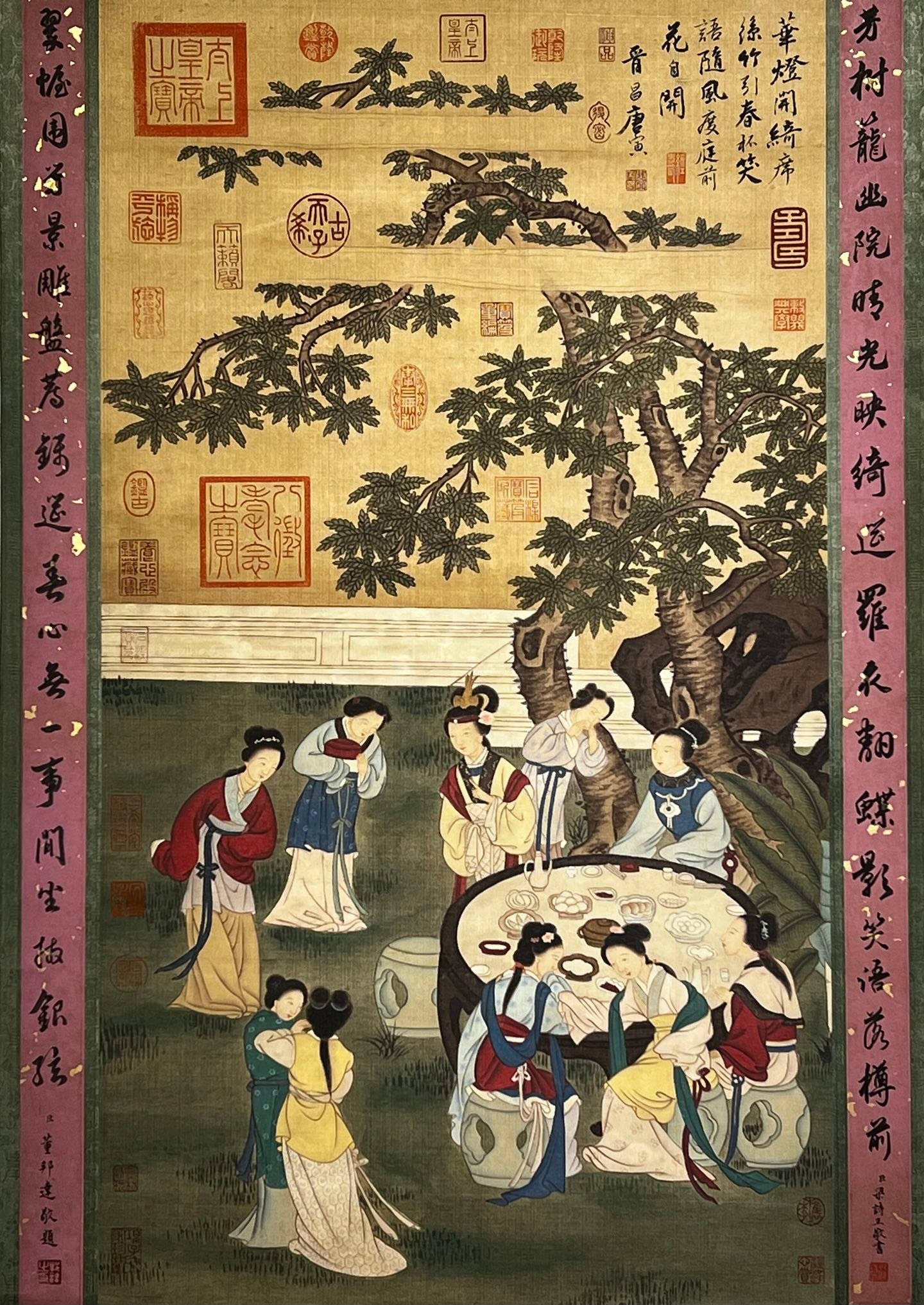 Chinese scroll painting Tang Yin