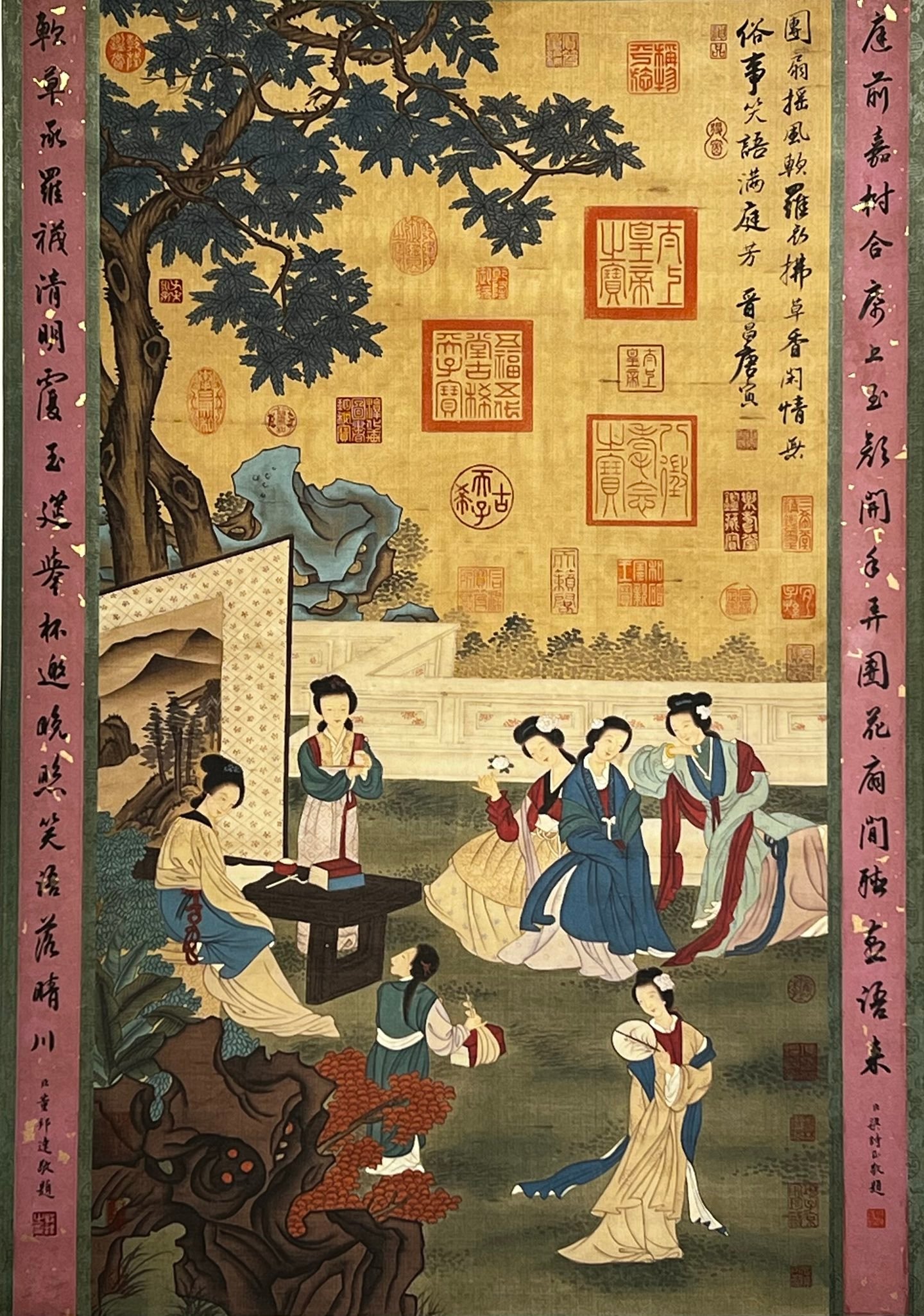 Chinese scroll painting Tang Yin