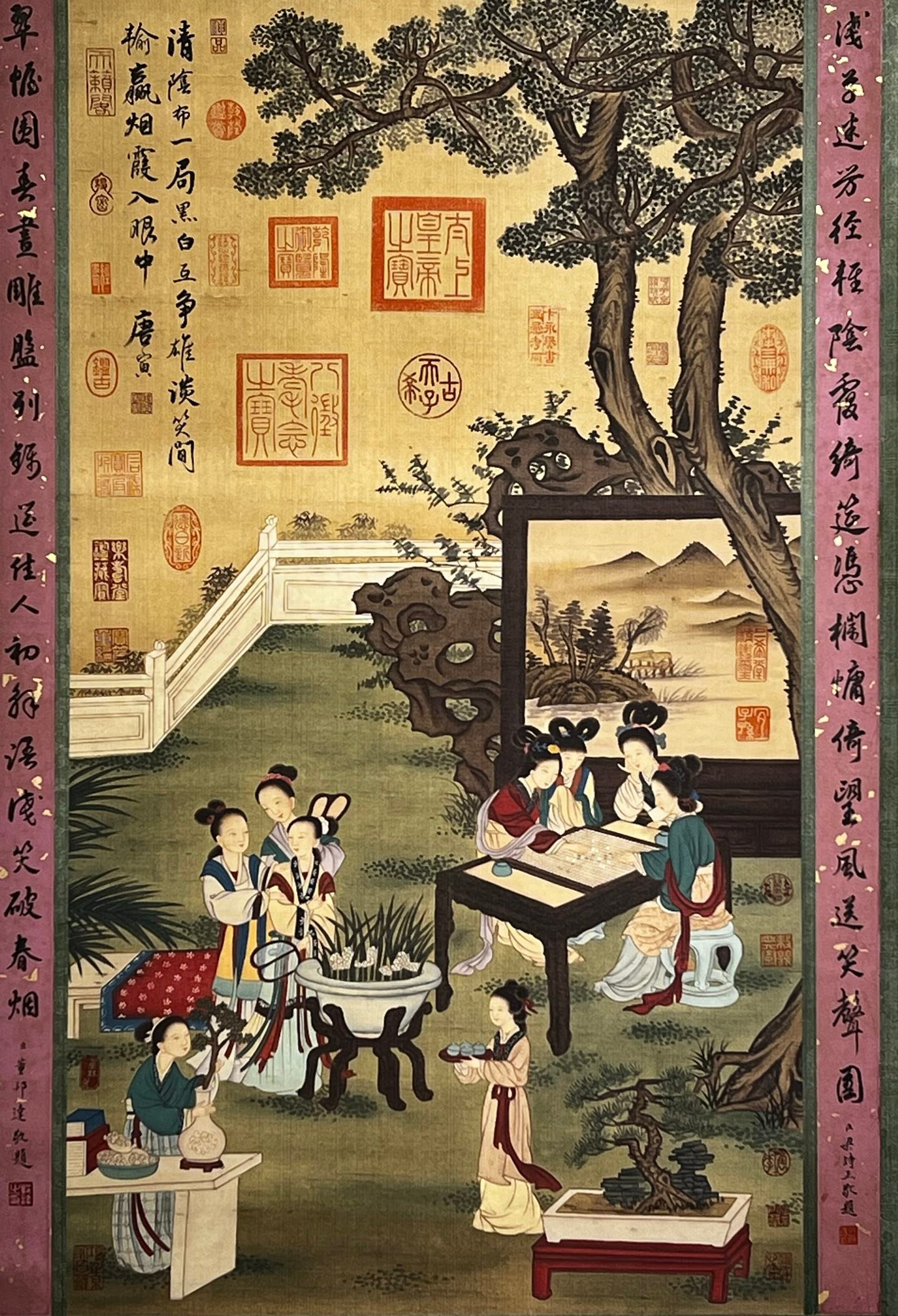 Chinese scroll painting Tang Yin