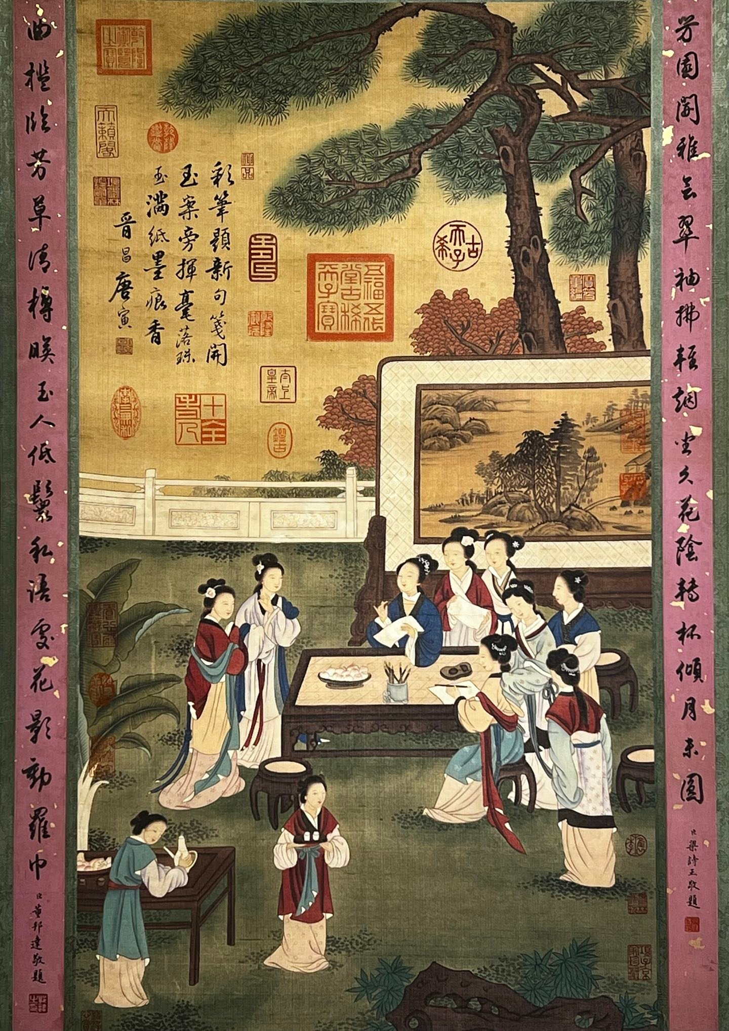 Chinese scroll painting Tang Yin