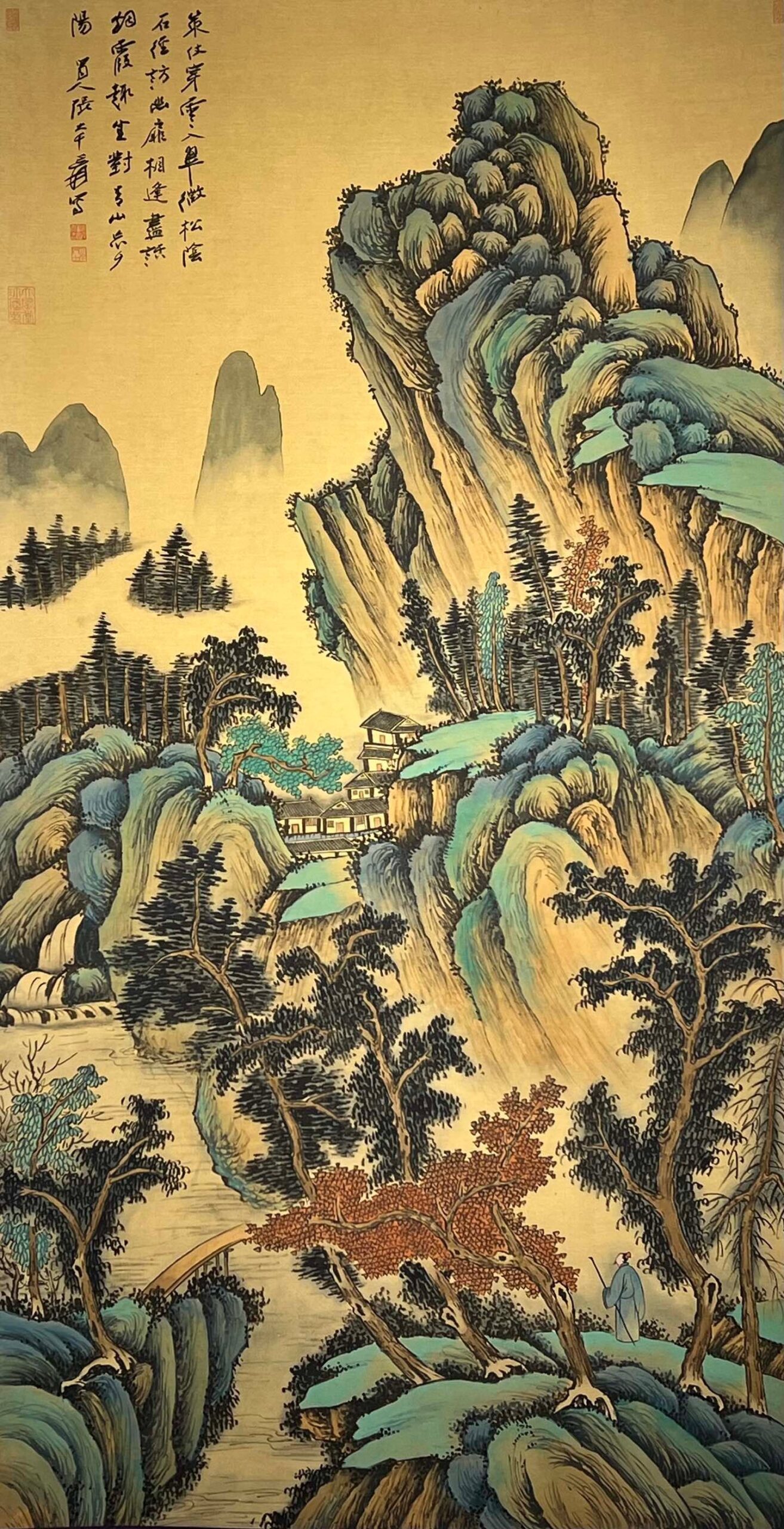 Chinese scroll painting Zhang Daqian