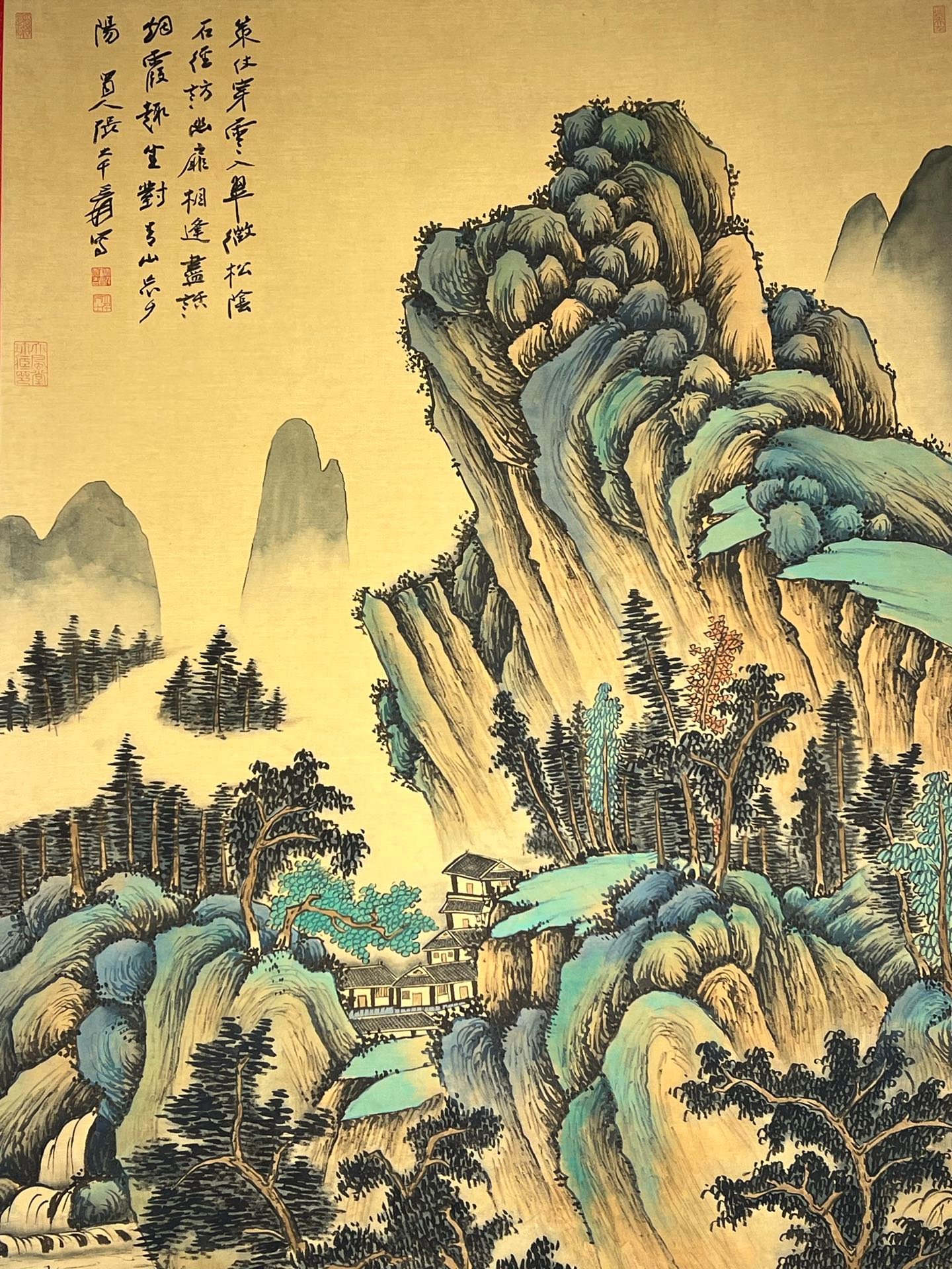 Chinese scroll painting Zhang Daqian
