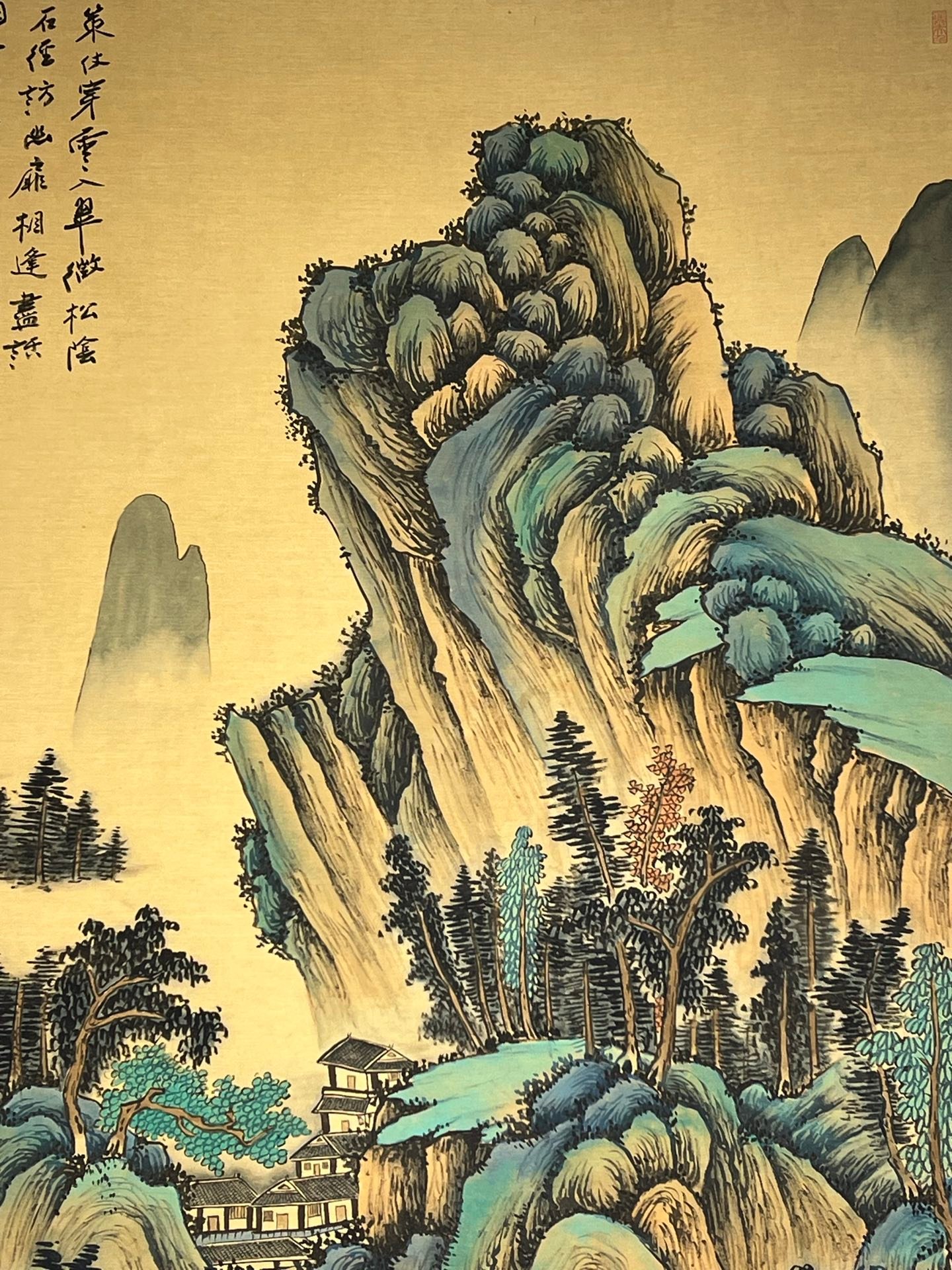 Chinese scroll painting Zhang Daqian