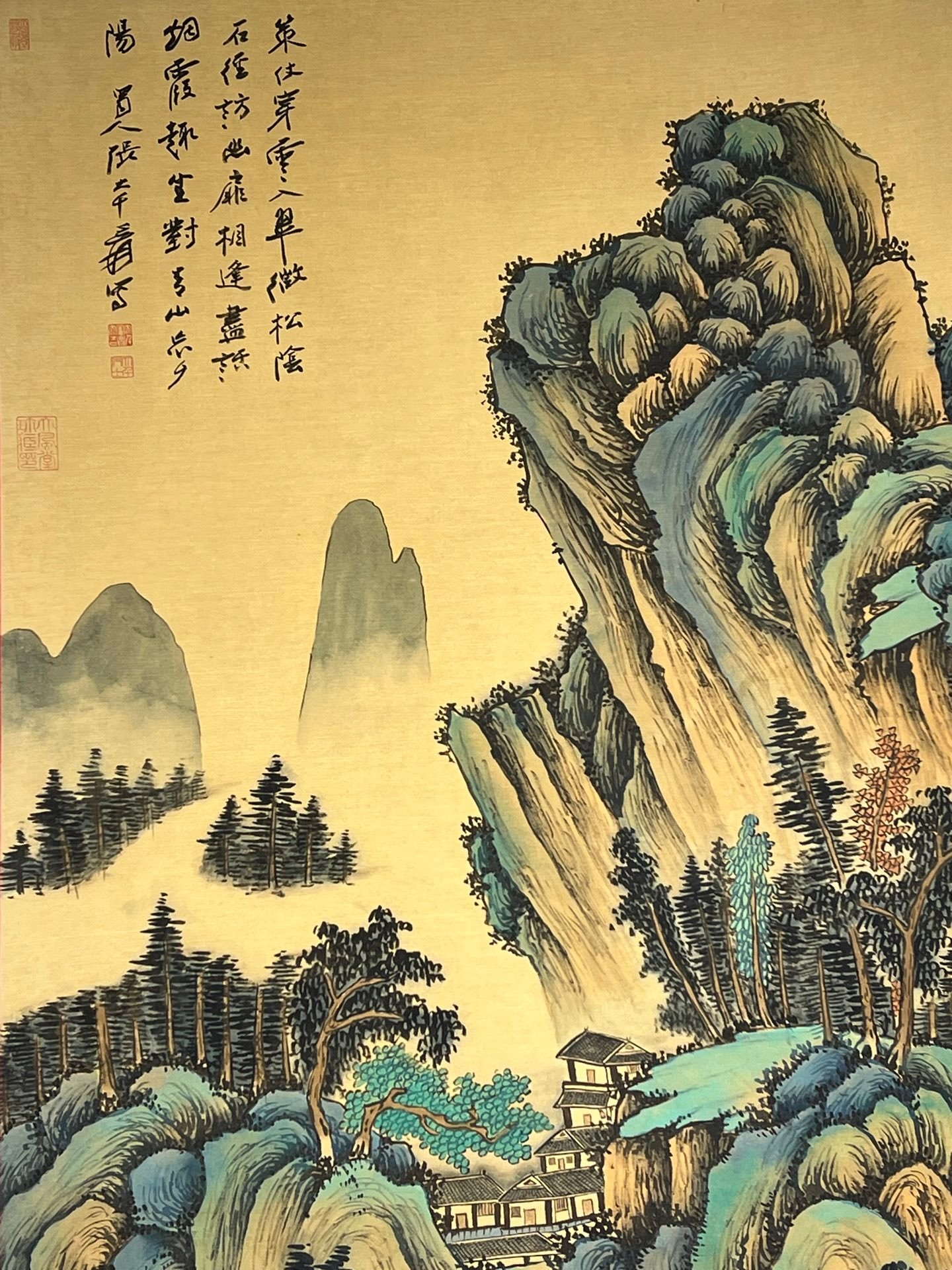 Chinese scroll painting Zhang Daqian