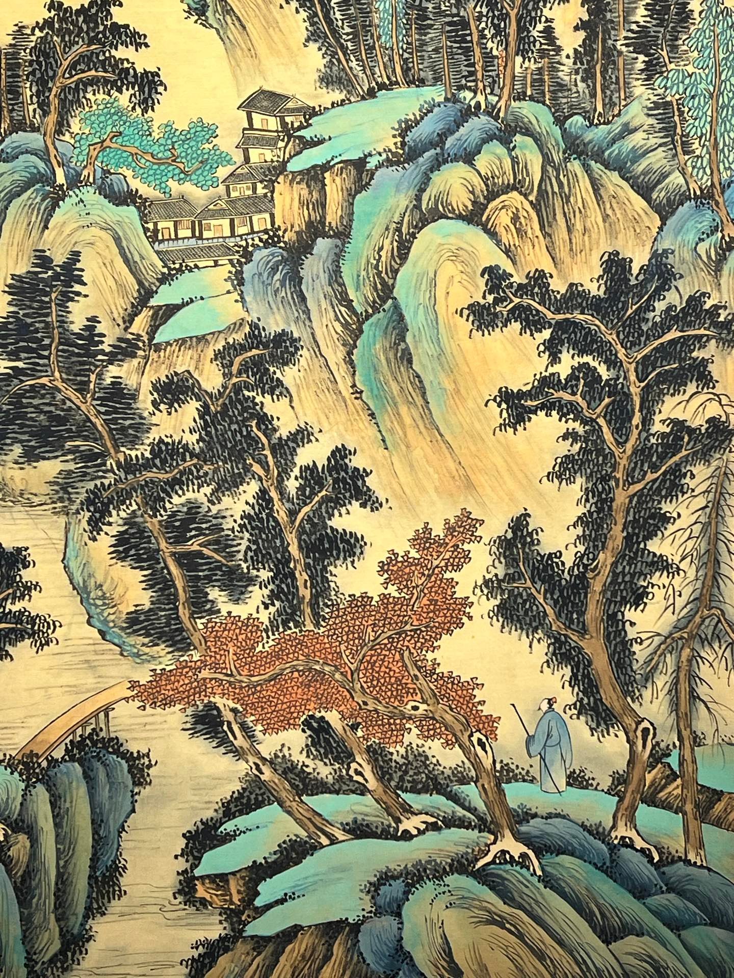 Chinese scroll painting Zhang Daqian