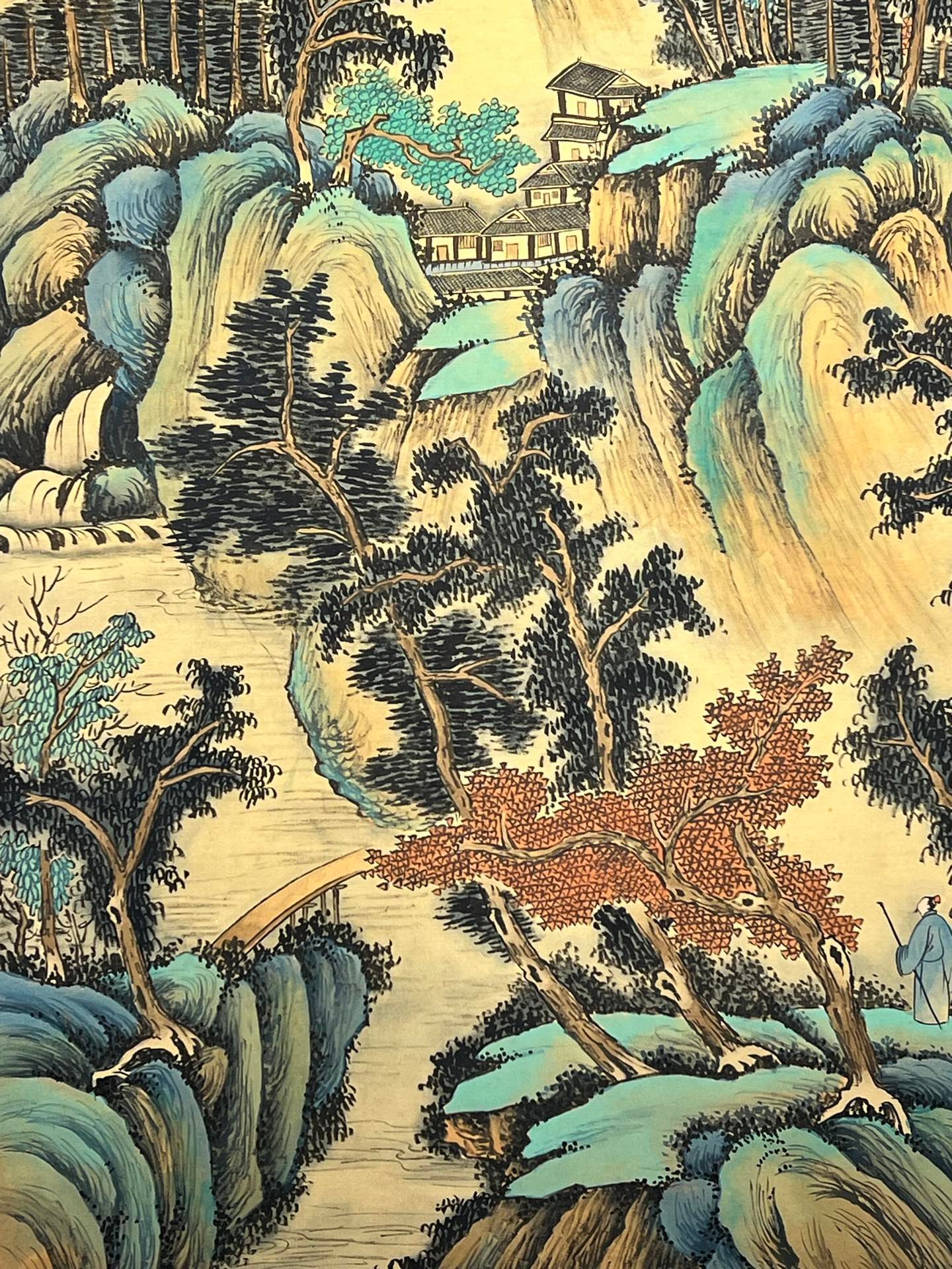 Chinese scroll painting Zhang Daqian