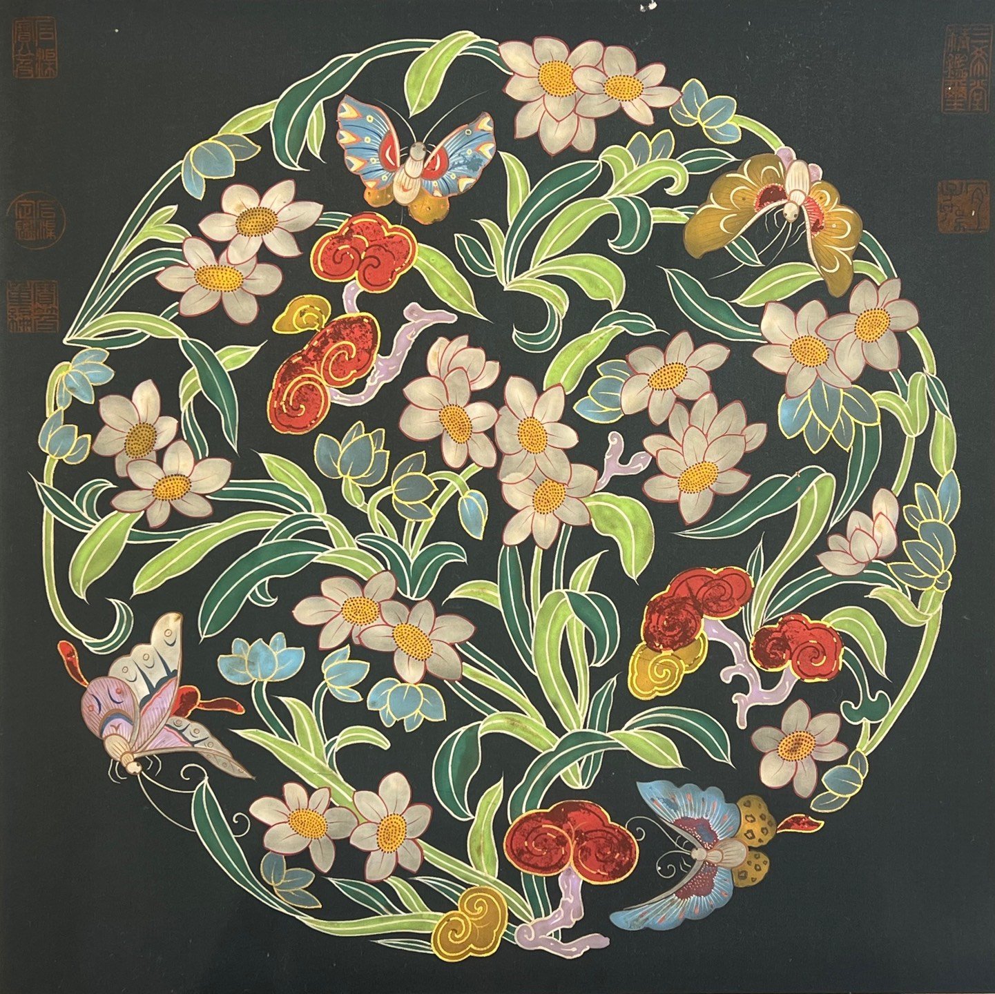 Chinese scroll painting Lang Shining