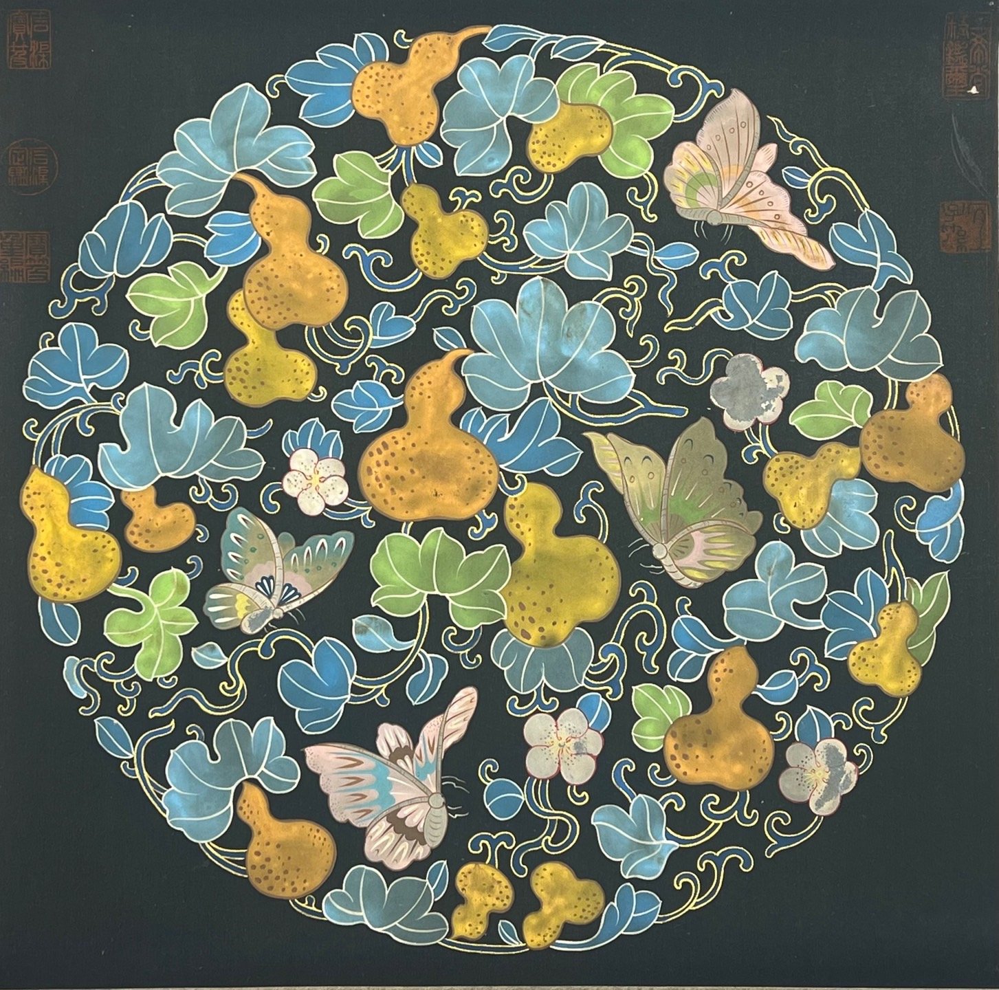 Chinese scroll painting Lang Shining