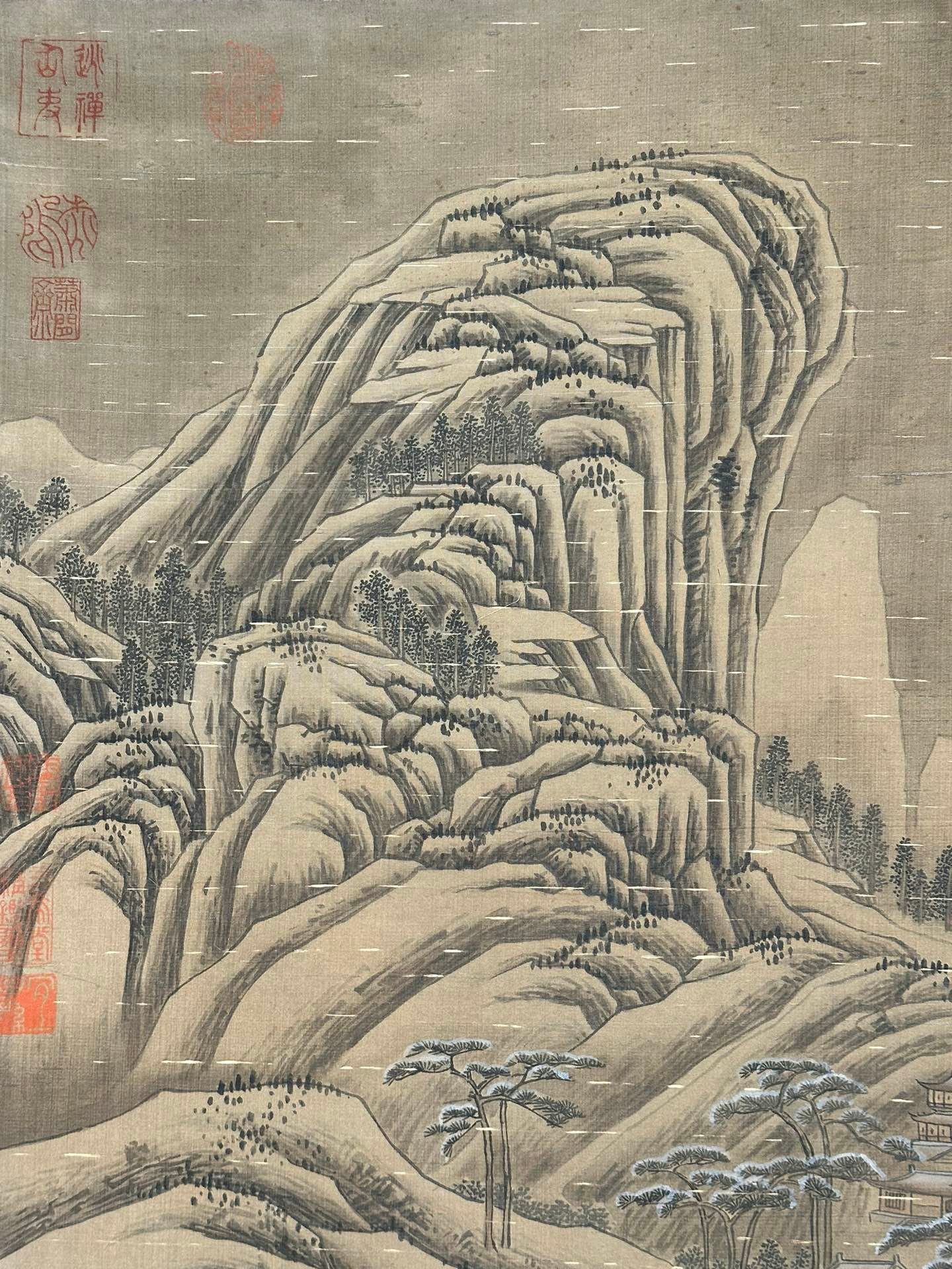 Chinese scroll painting Guan Tong