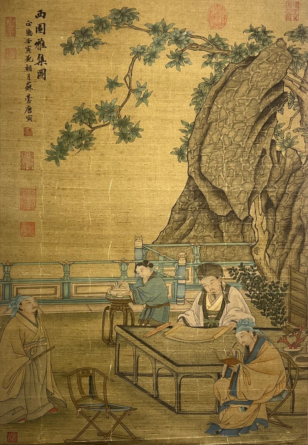 Chinese scroll painting Tang Yin