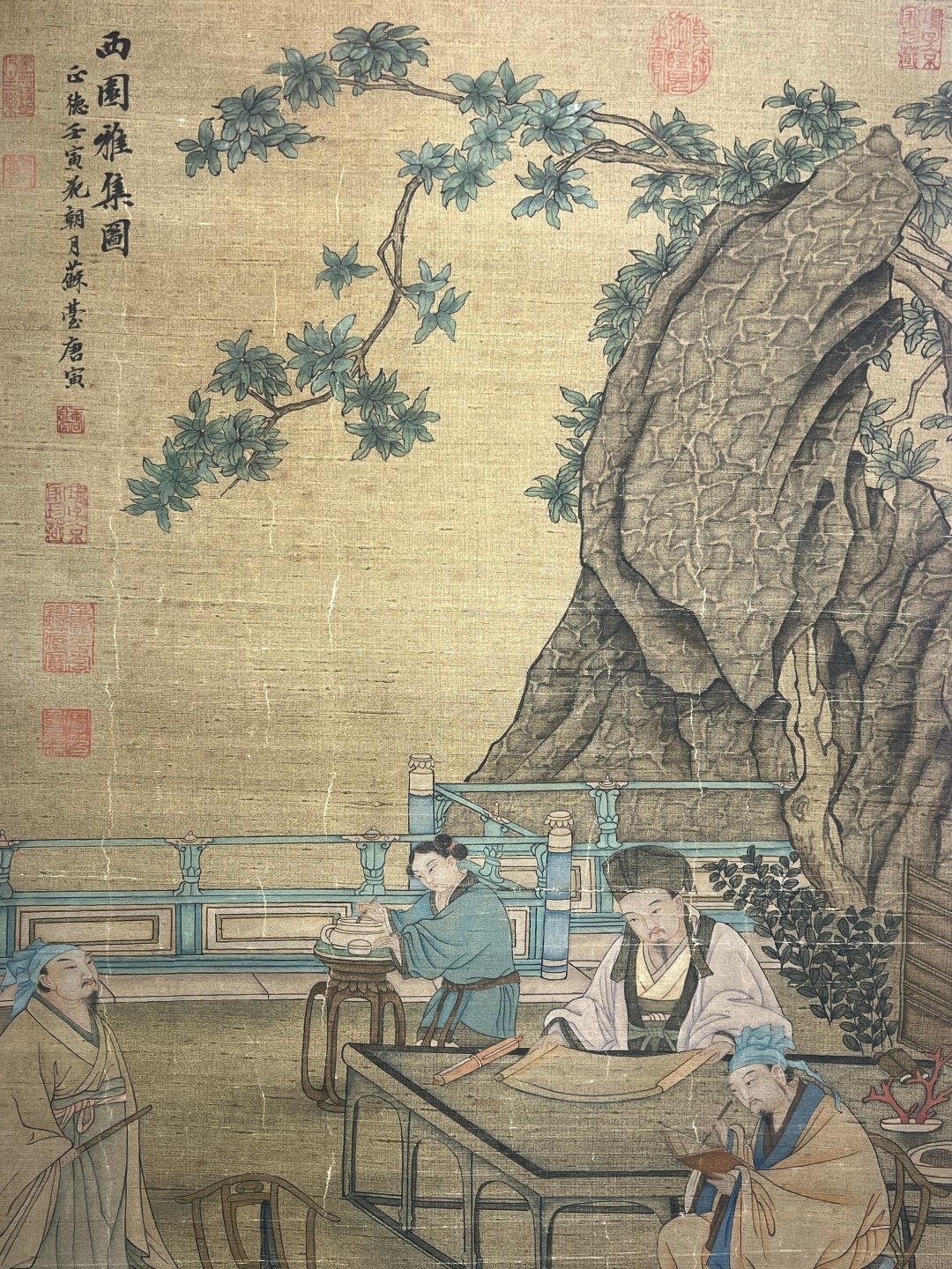Chinese scroll painting Tang Yin