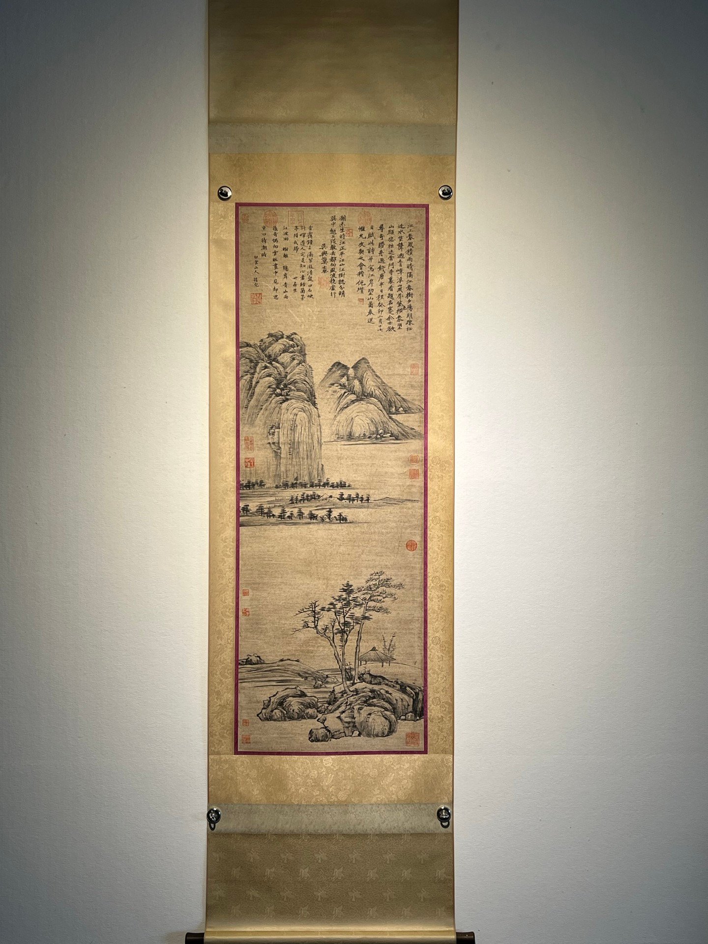 Chinese scroll painting Ni Zan