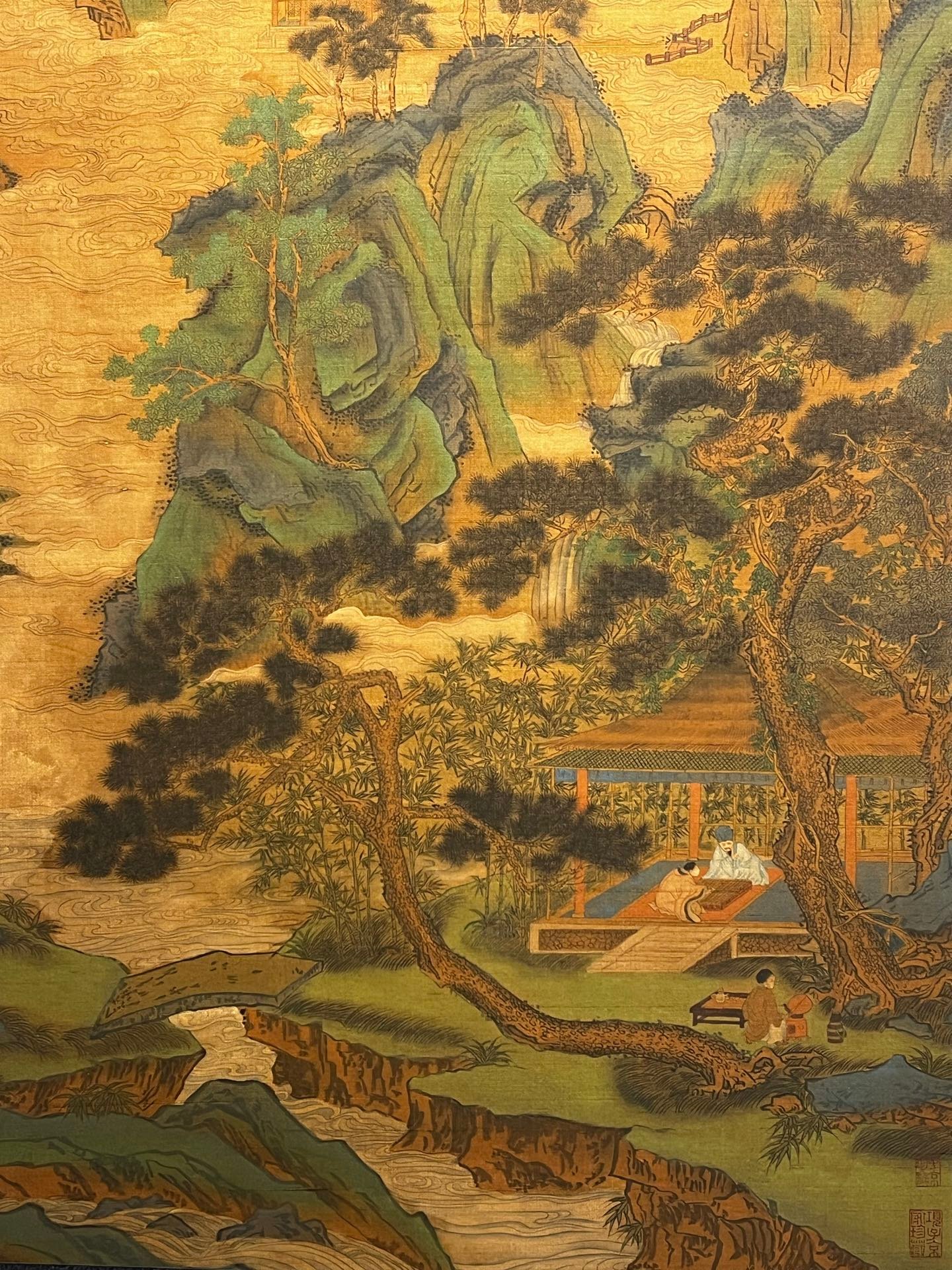 Chinese scroll painting Zhao Mengfu