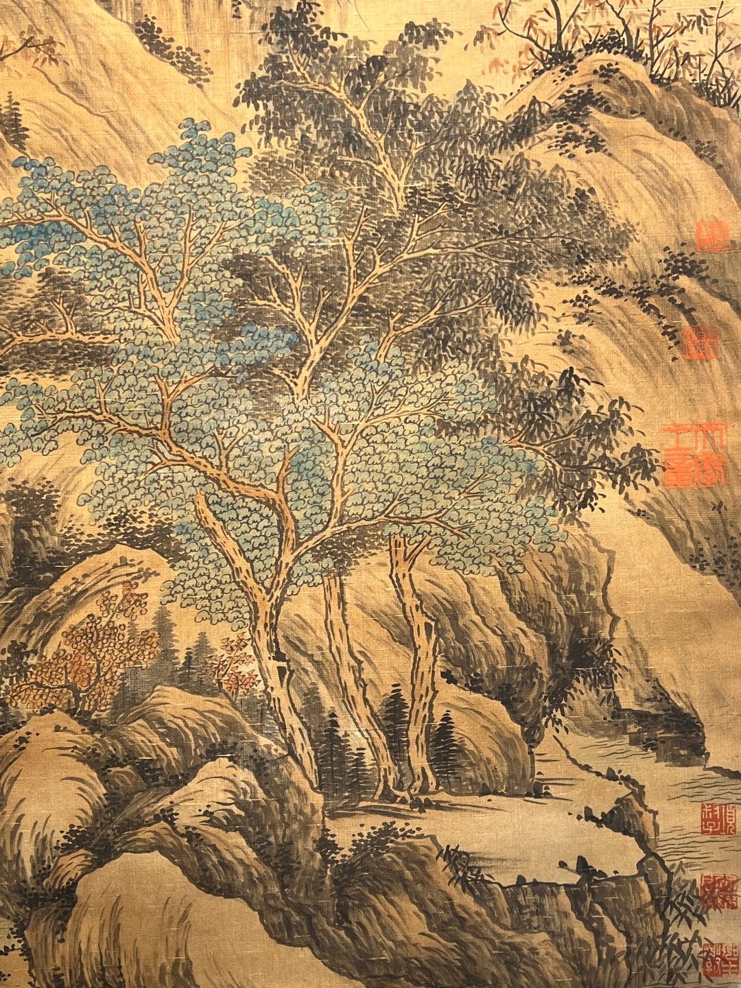Chinese scroll painting Wang Wei
