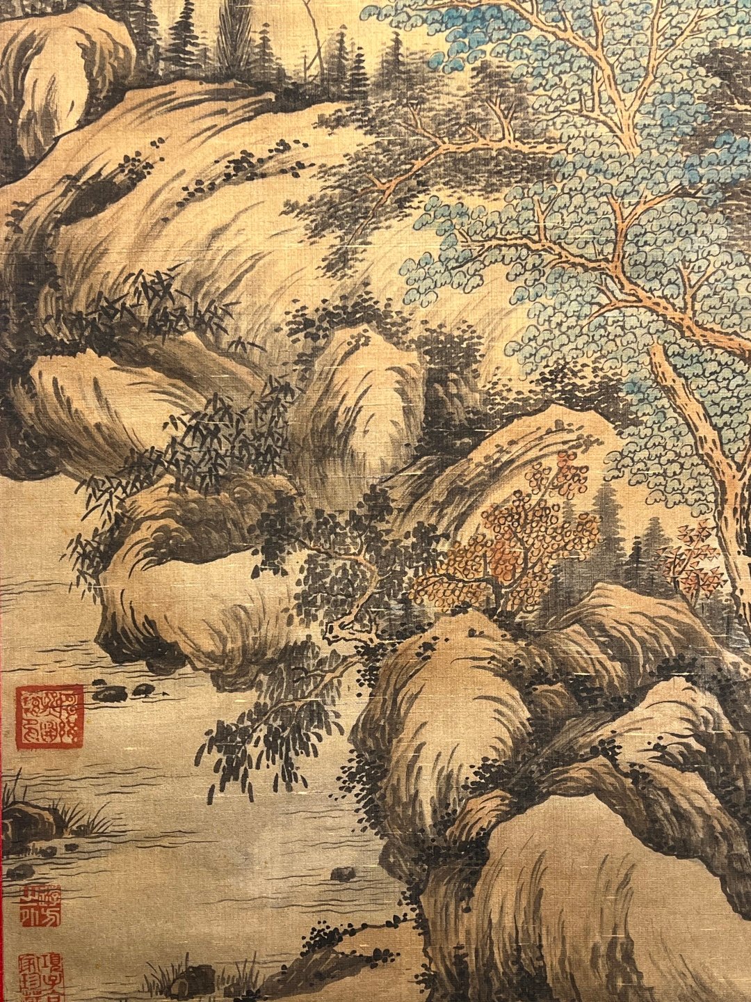 Chinese scroll painting Wang Wei