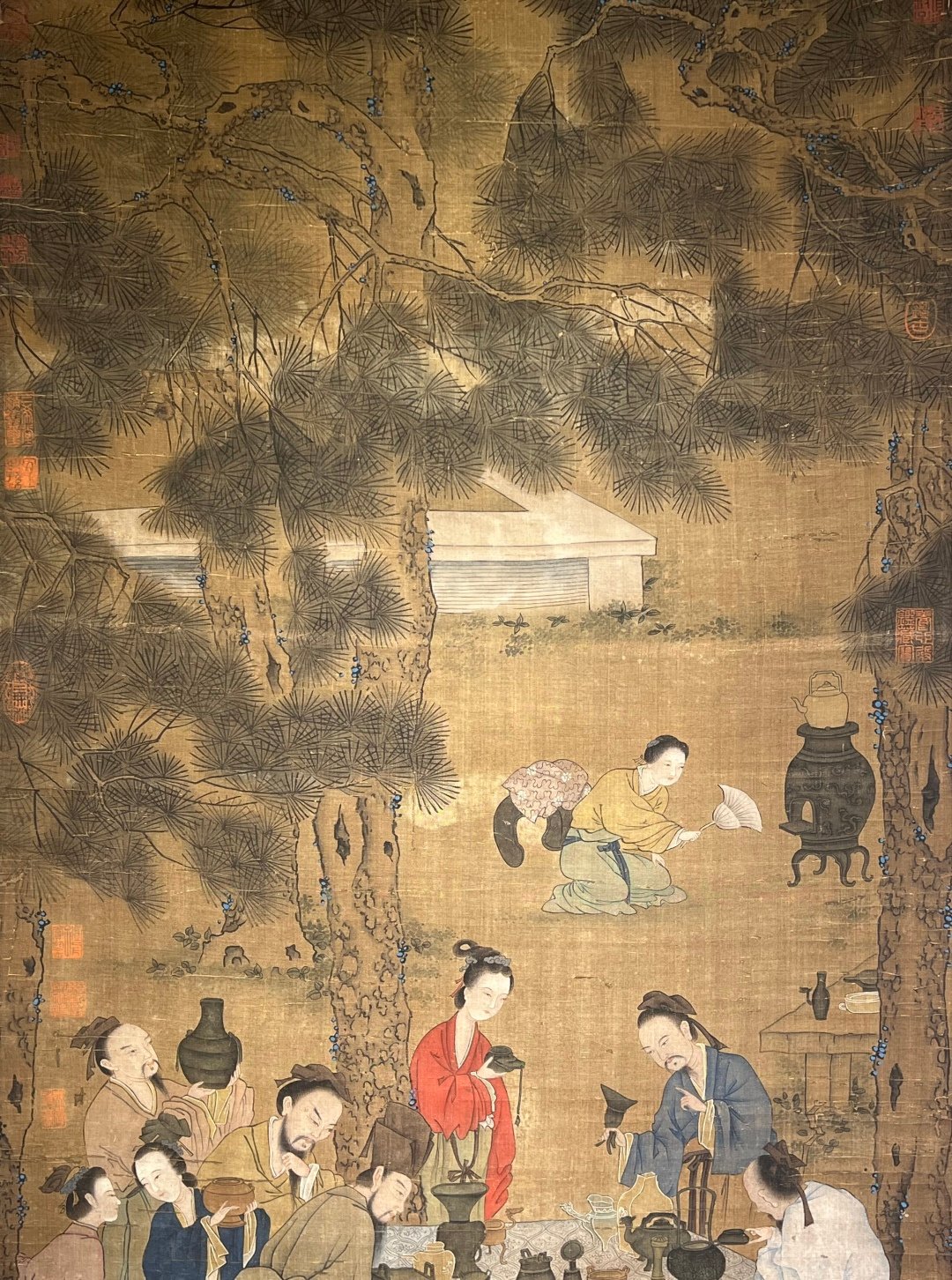 Chinese scroll painting Gu Hongzhong
