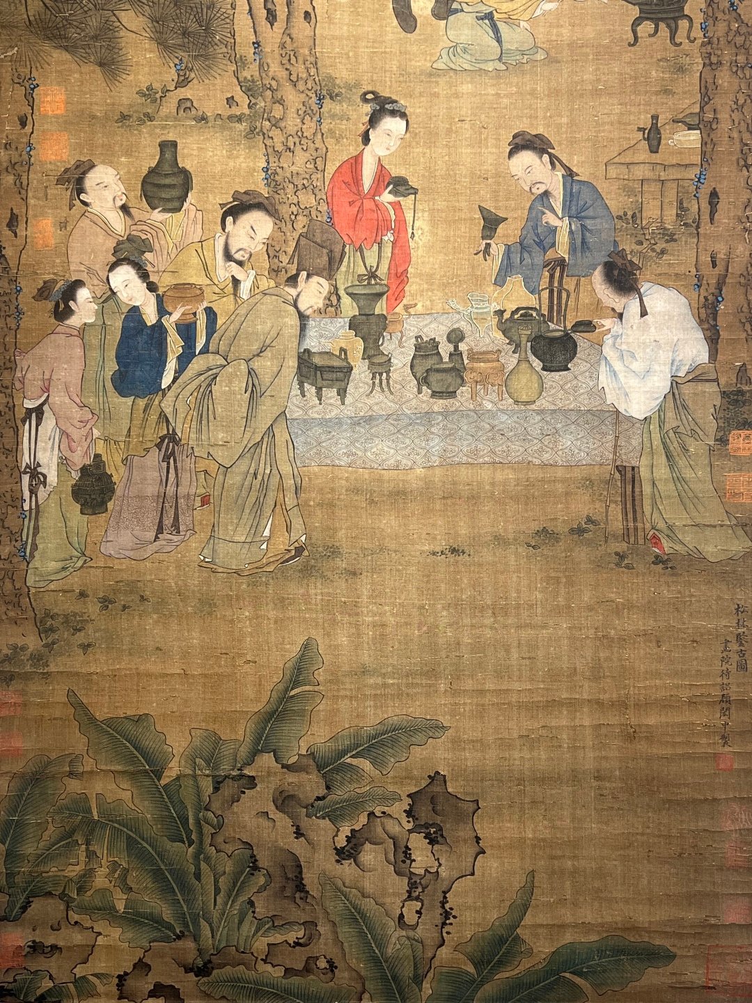 Chinese scroll painting Gu Hongzhong