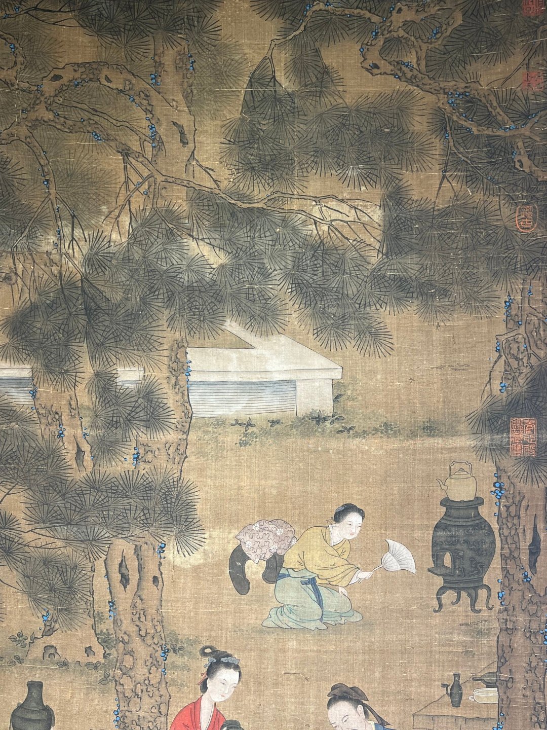 Chinese scroll painting Gu Hongzhong