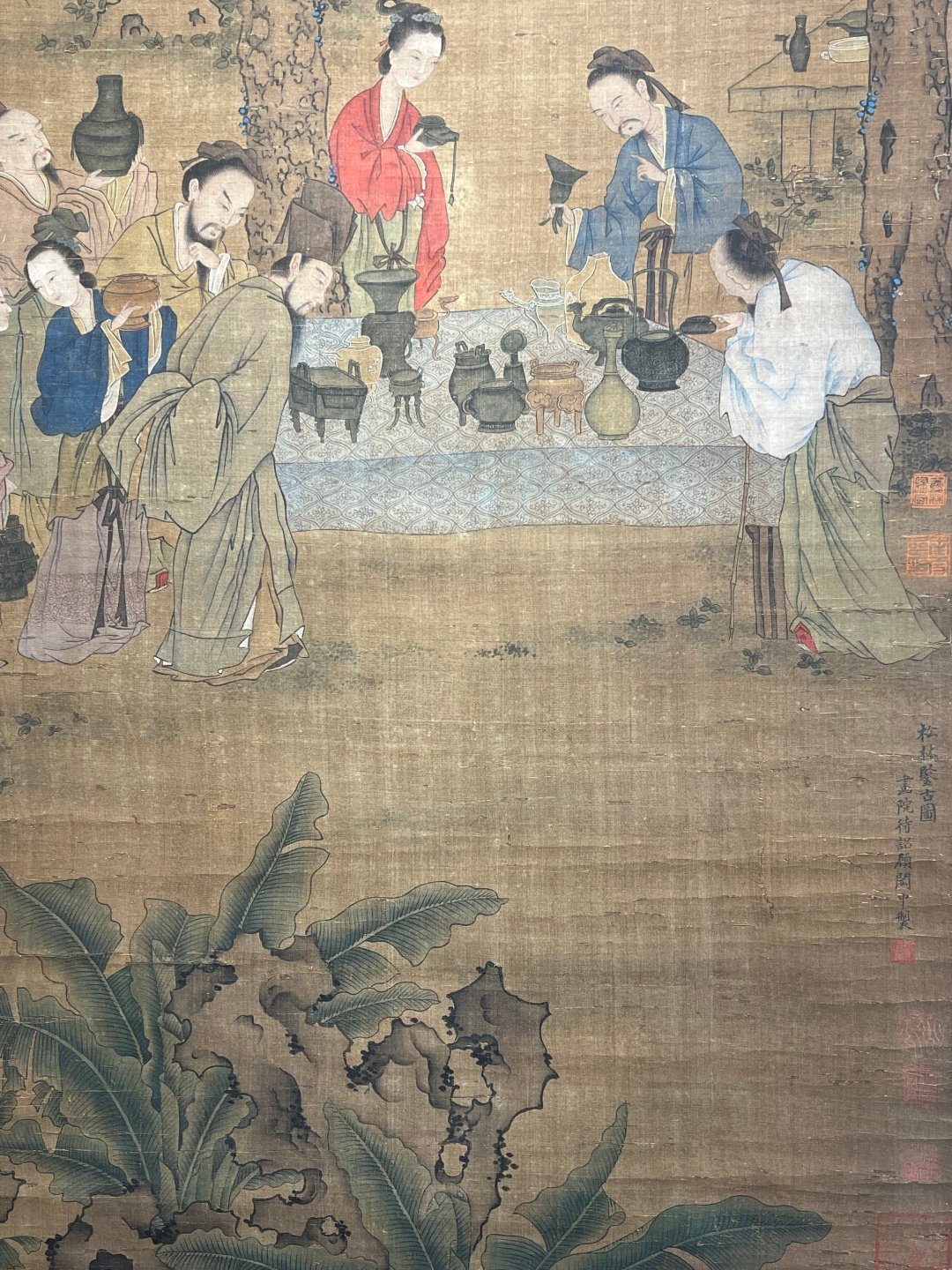 Chinese scroll painting Gu Hongzhong