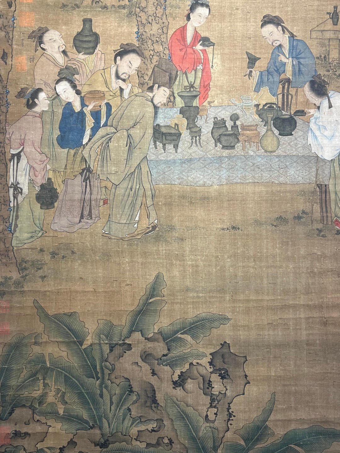 Chinese scroll painting Gu Hongzhong