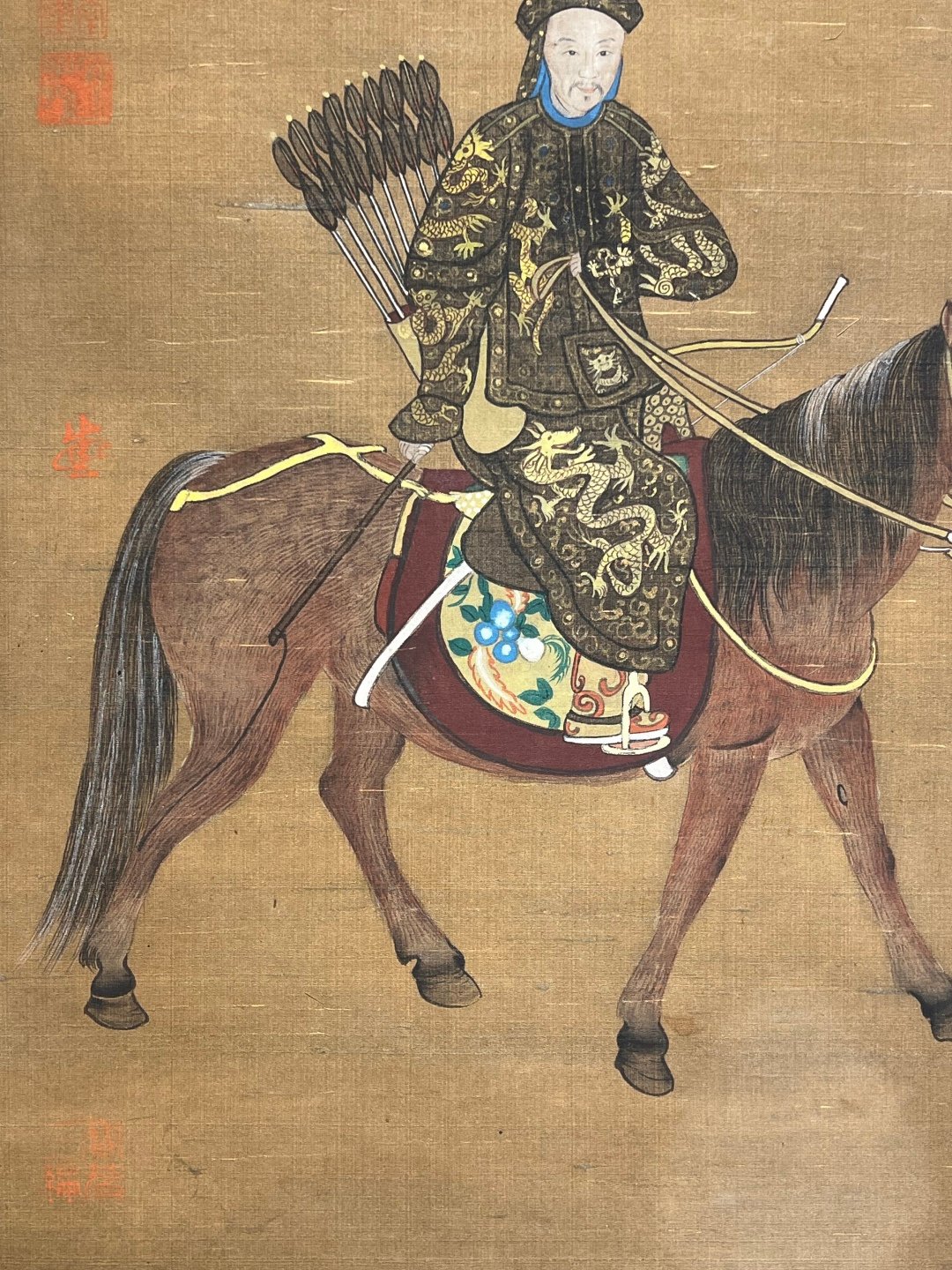 Chinese scroll painting Lang Shining