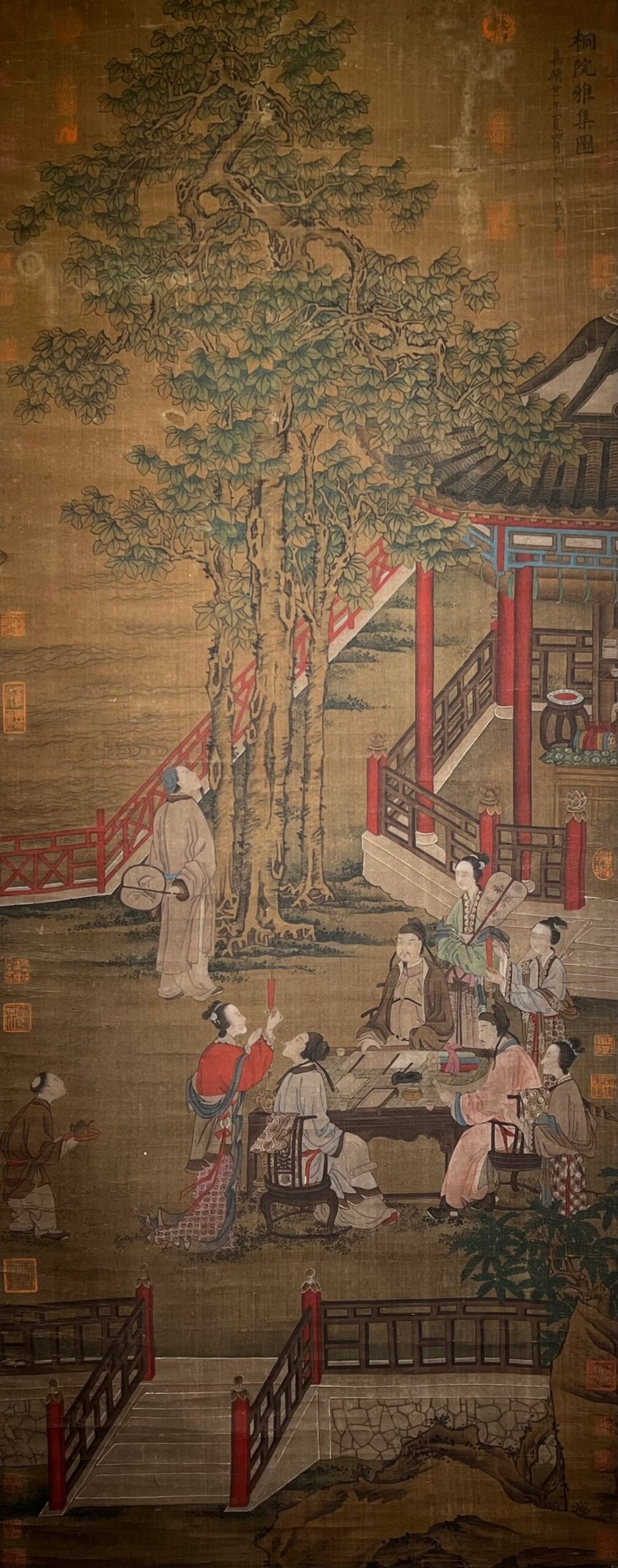 Chinese scroll painting Qiu Ying