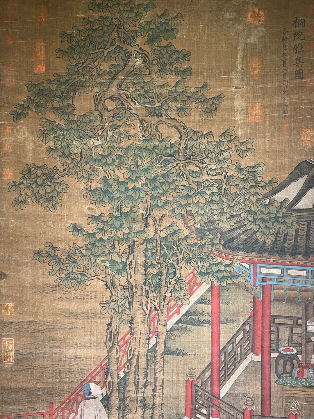 Chinese scroll painting Qiu Ying