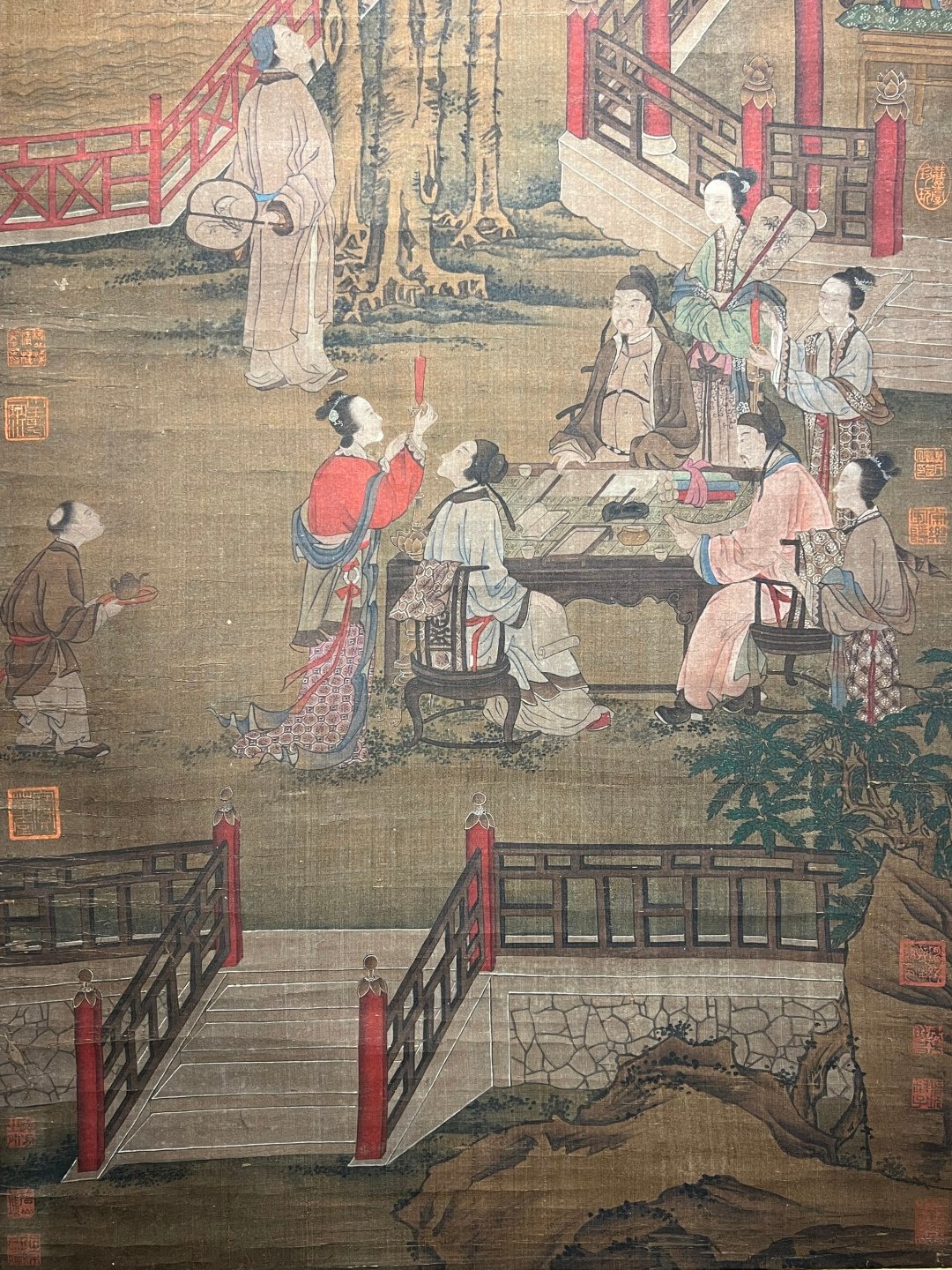 Chinese scroll painting Qiu Ying