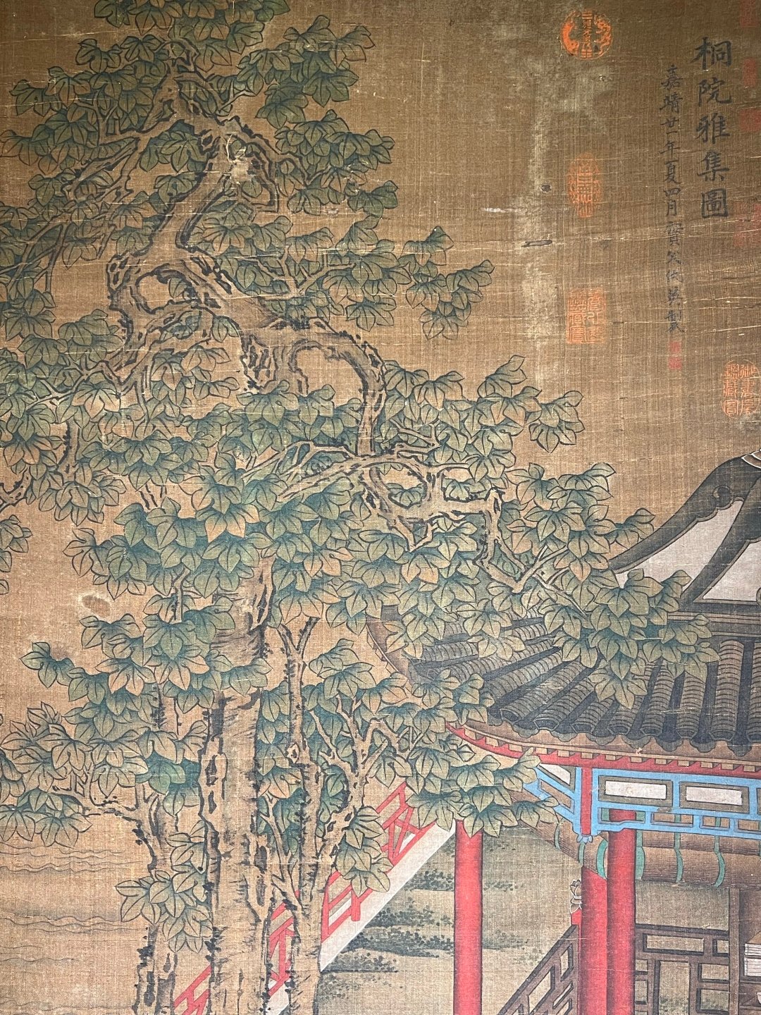 Chinese scroll painting Qiu Ying