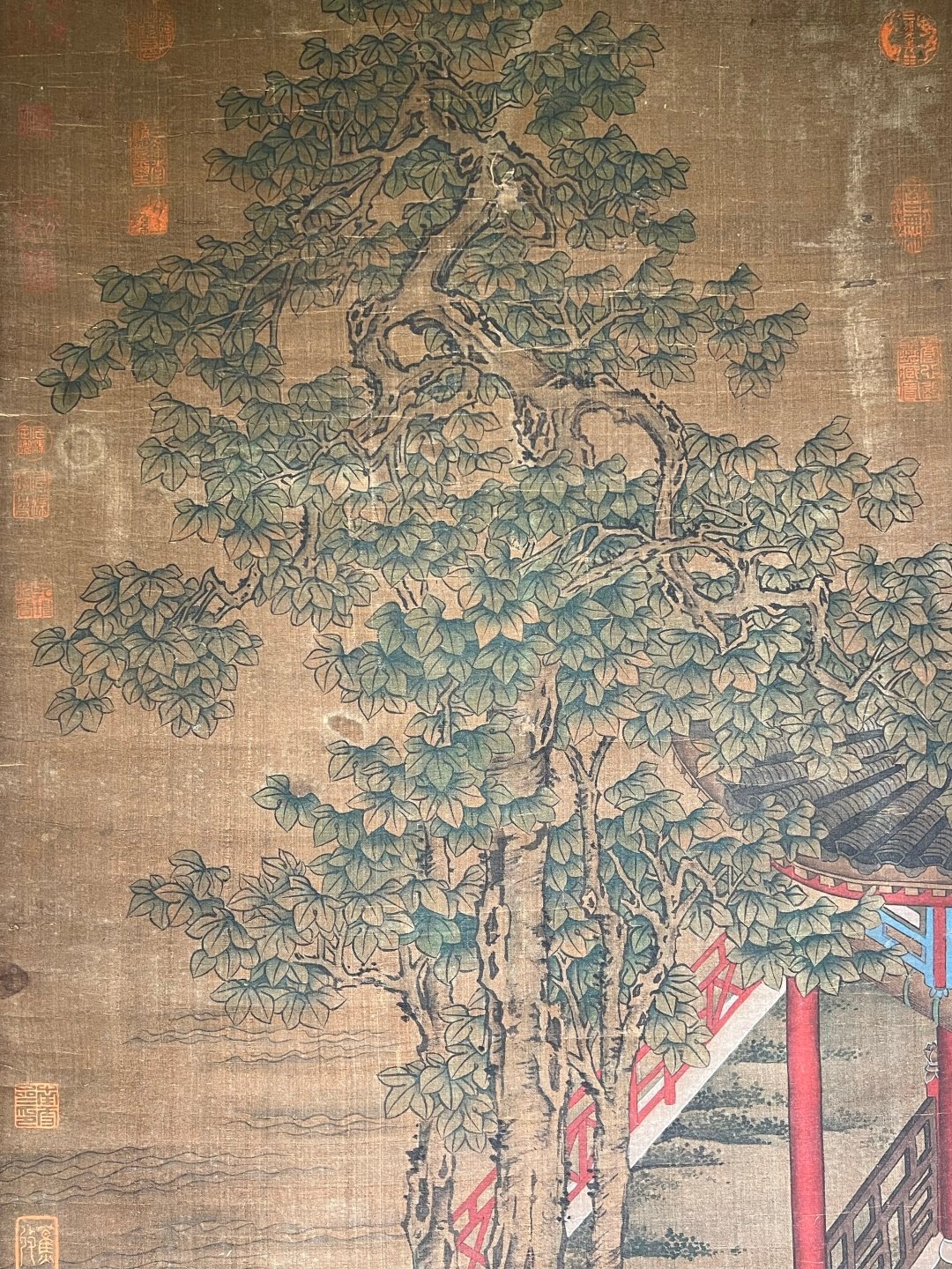 Chinese scroll painting Qiu Ying