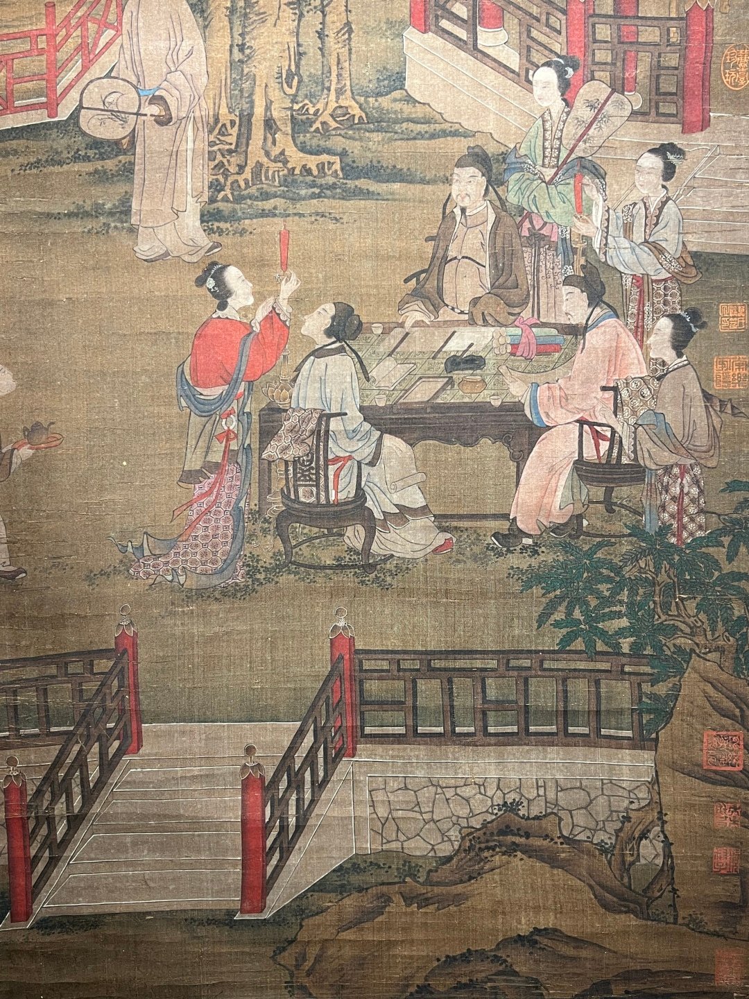 Chinese scroll painting Qiu Ying