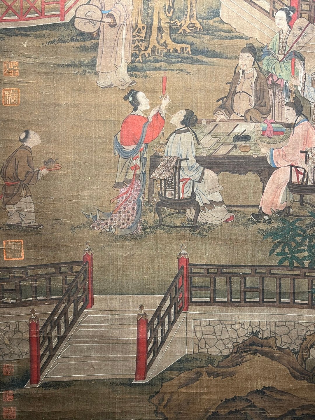 Chinese scroll painting Qiu Ying