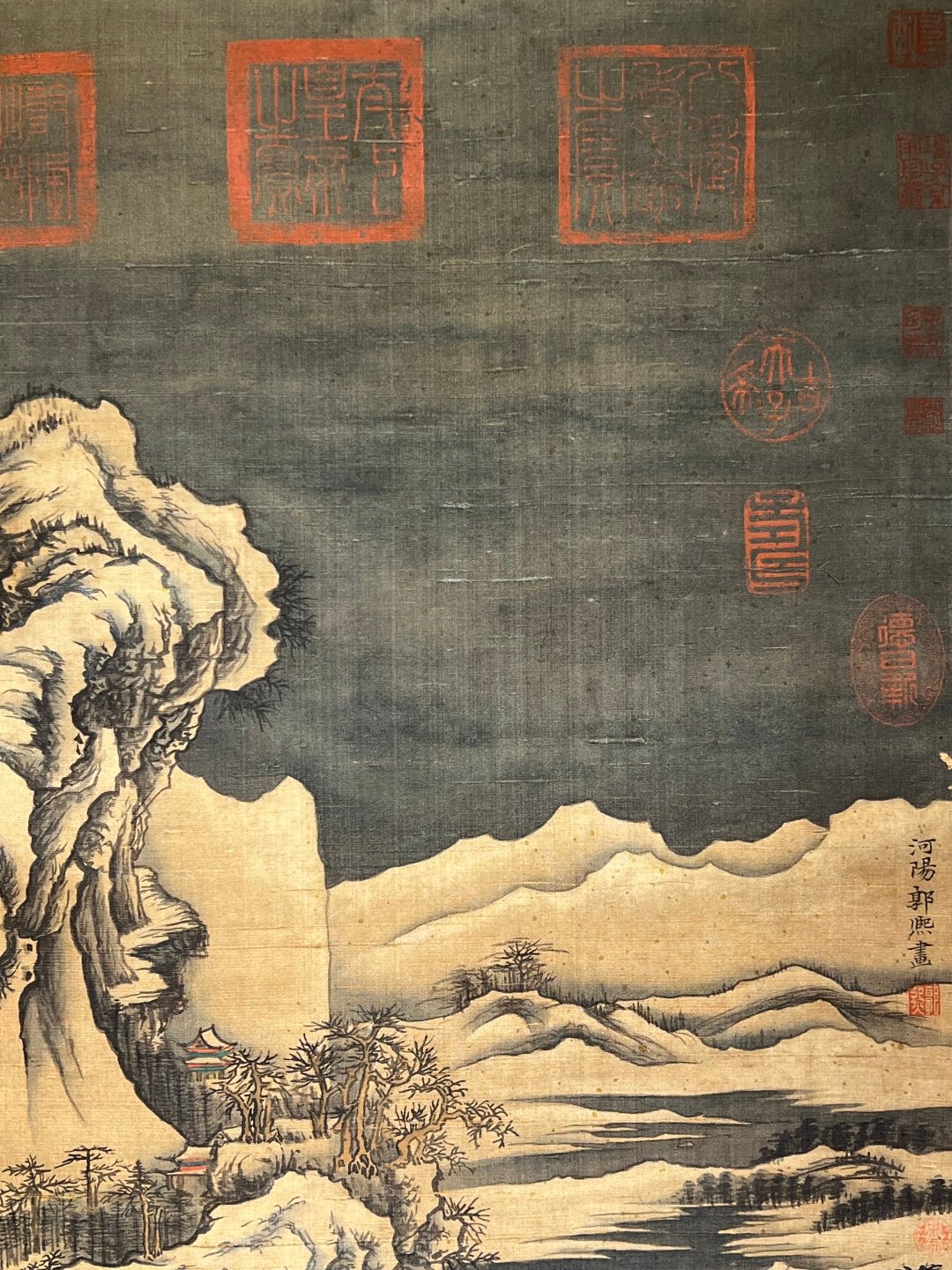 Chinese scroll painting Guo Xi