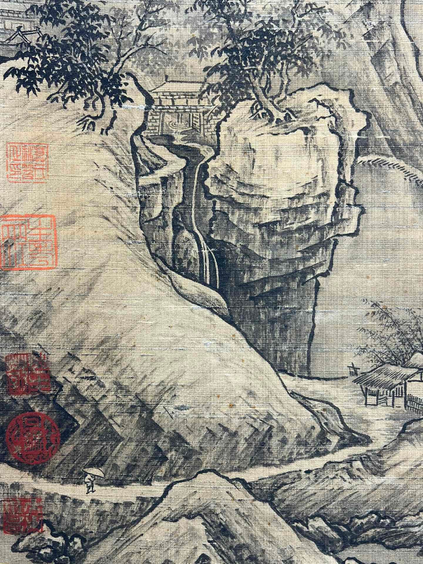 Chinese scroll painting Du Mu